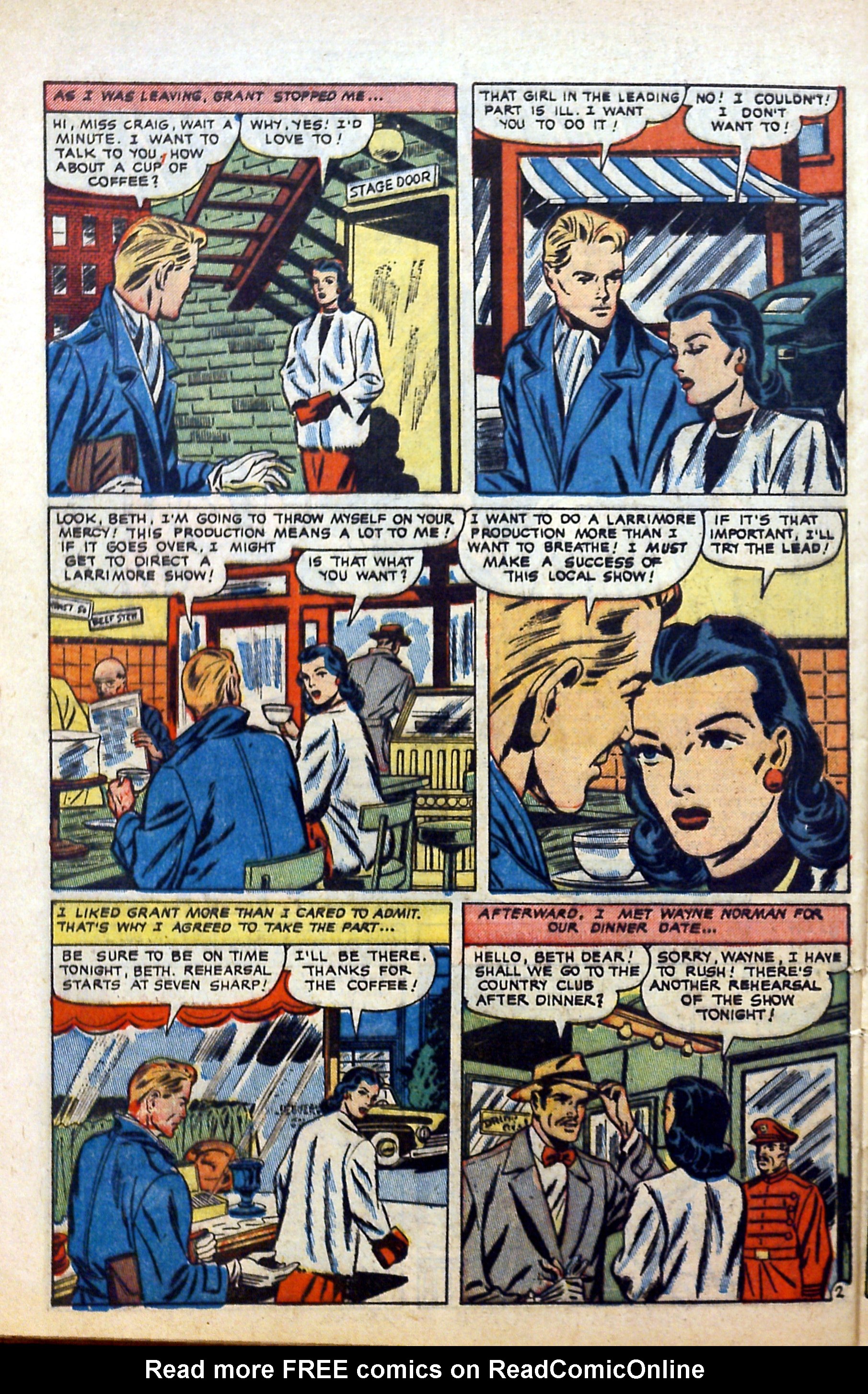 Read online Glamorous Romances comic -  Issue #59 - 28