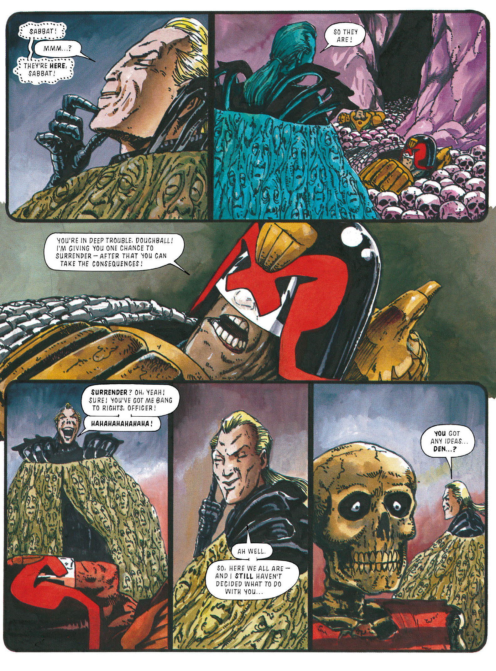 Read online Essential Judge Dredd: Judgement Day comic -  Issue # TPB - 132