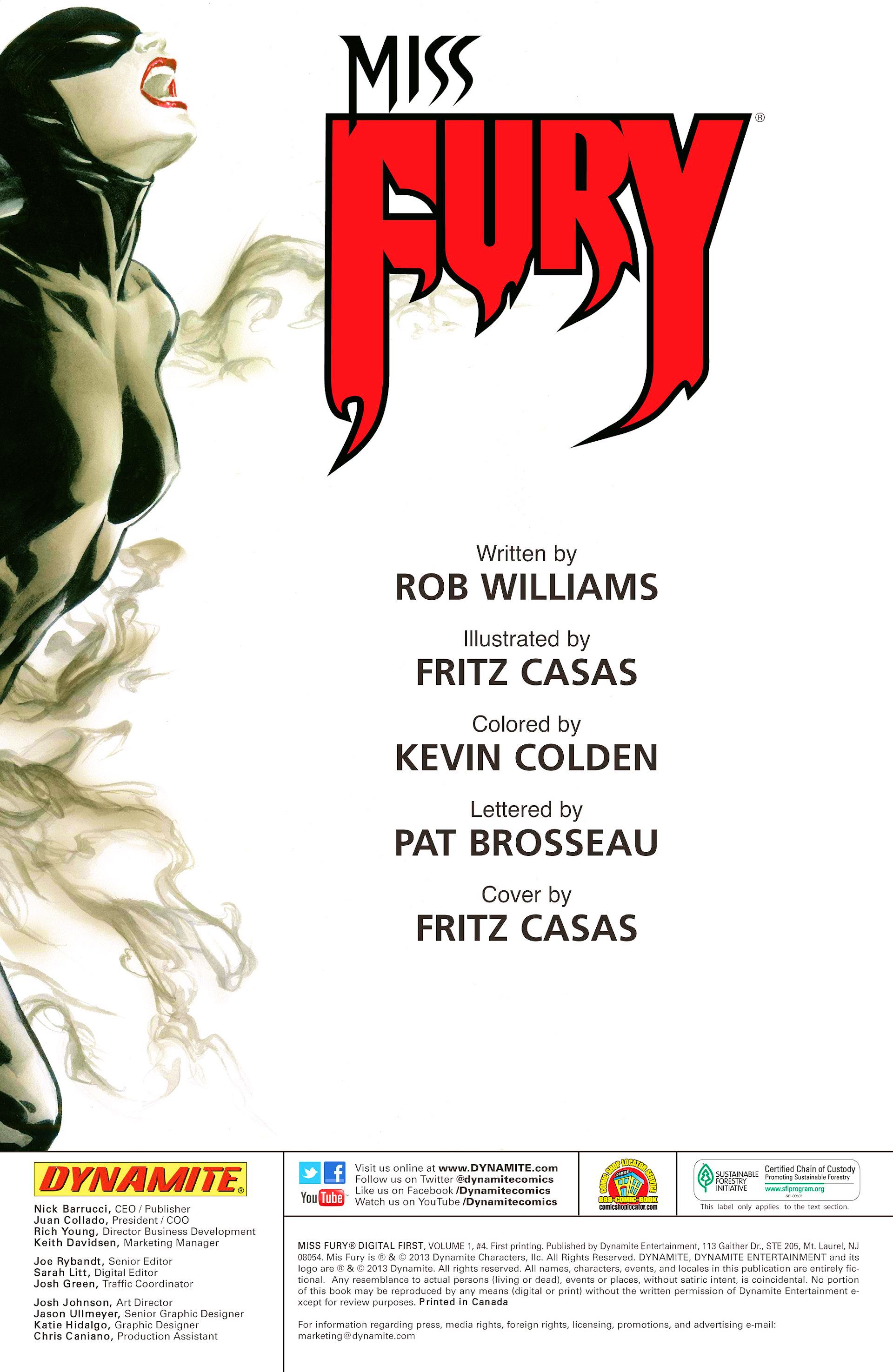 Read online Miss Fury Digital First [I] comic -  Issue #4 - 2