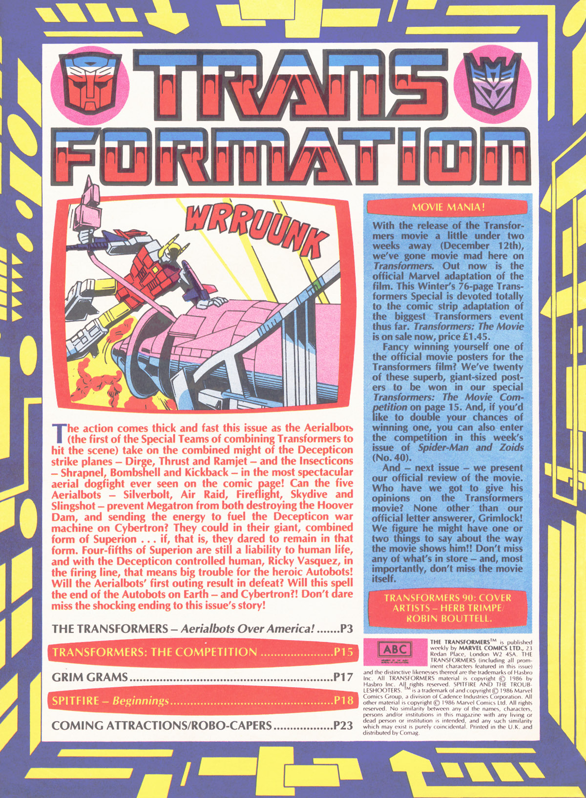 Read online The Transformers (UK) comic -  Issue #90 - 2