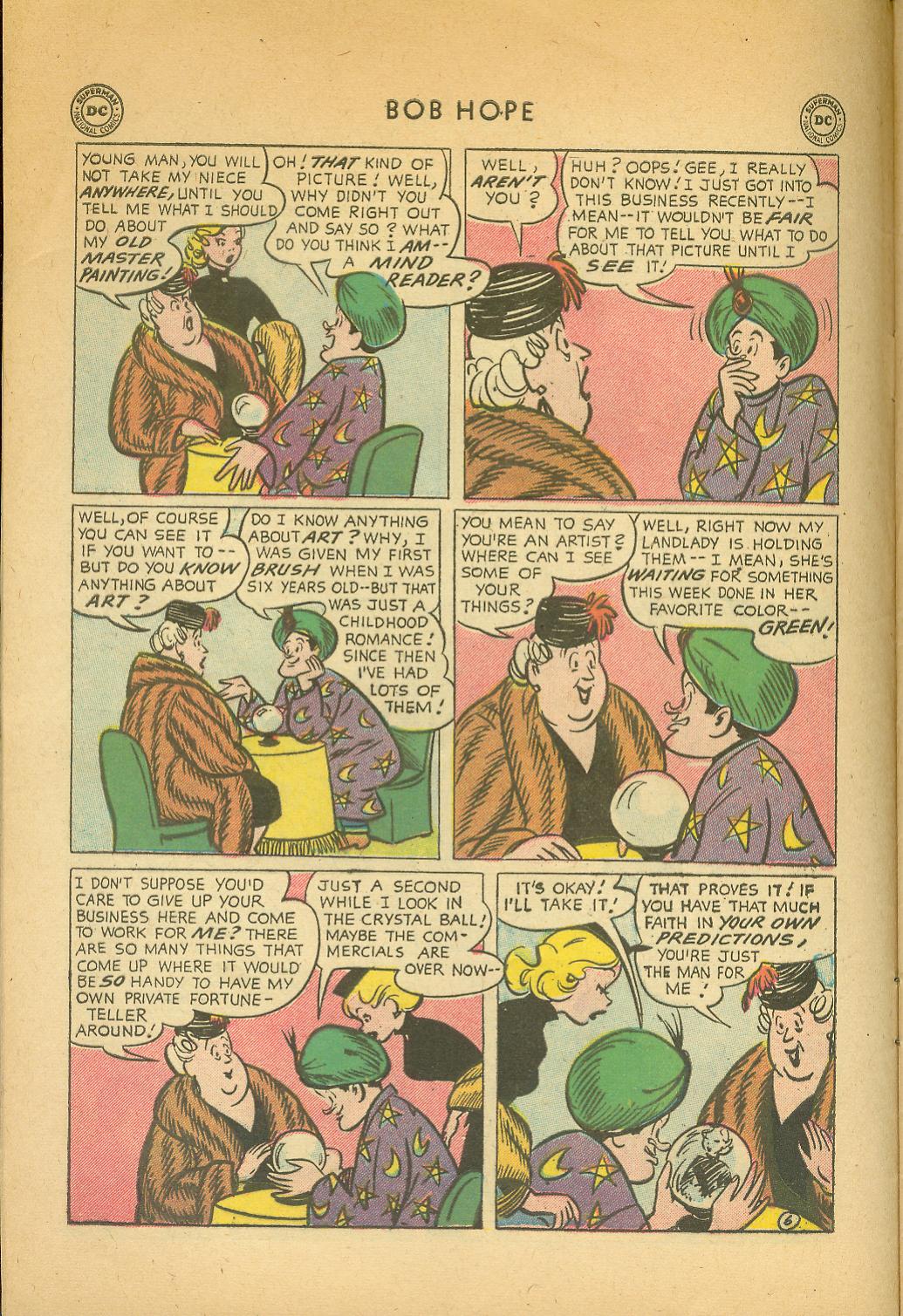Read online The Adventures of Bob Hope comic -  Issue #40 - 8