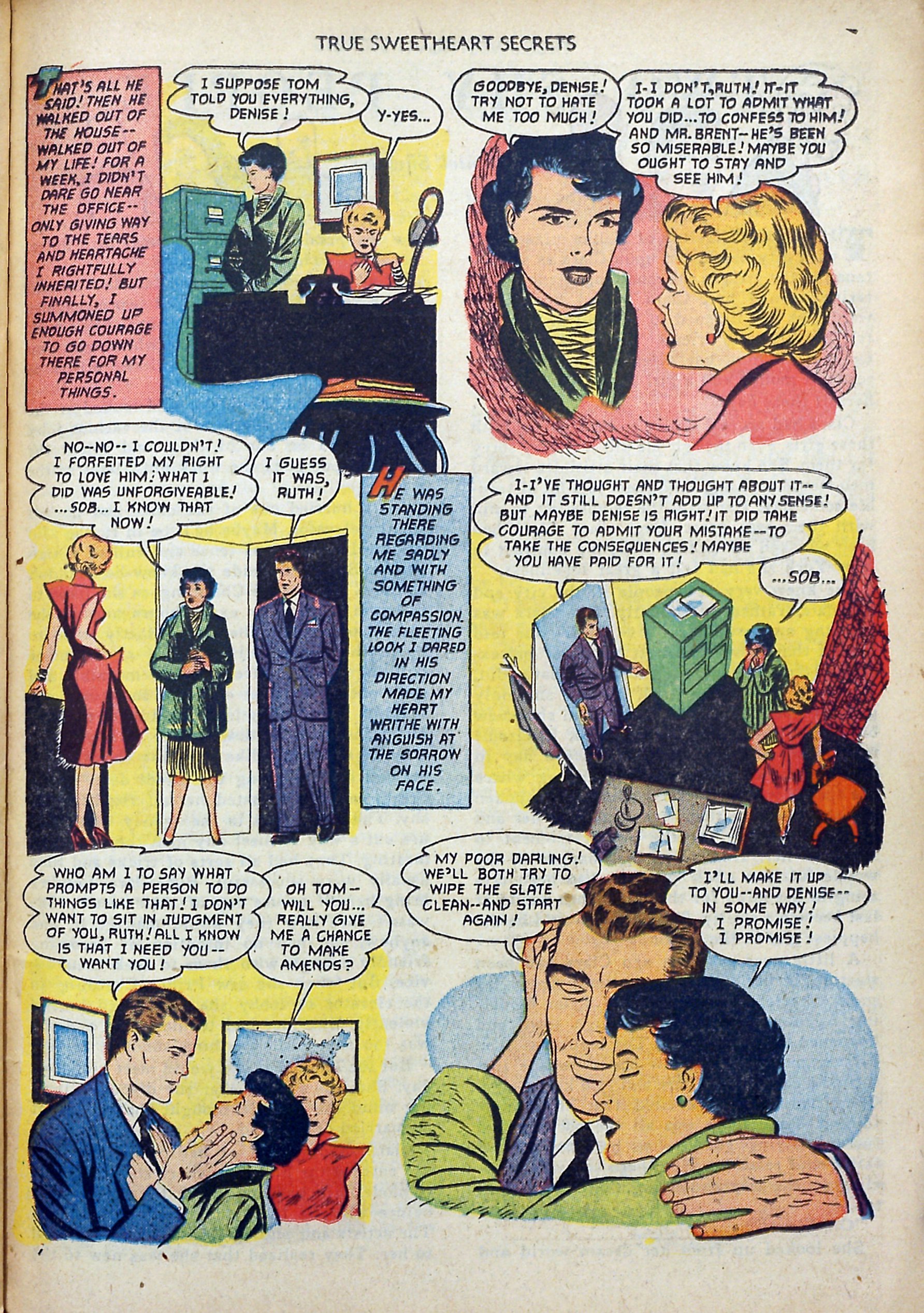Read online True Sweetheart Secrets comic -  Issue #8 - 23