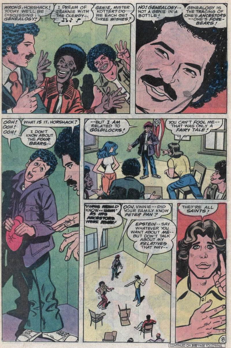 Read online Welcome Back, Kotter comic -  Issue #9 - 9