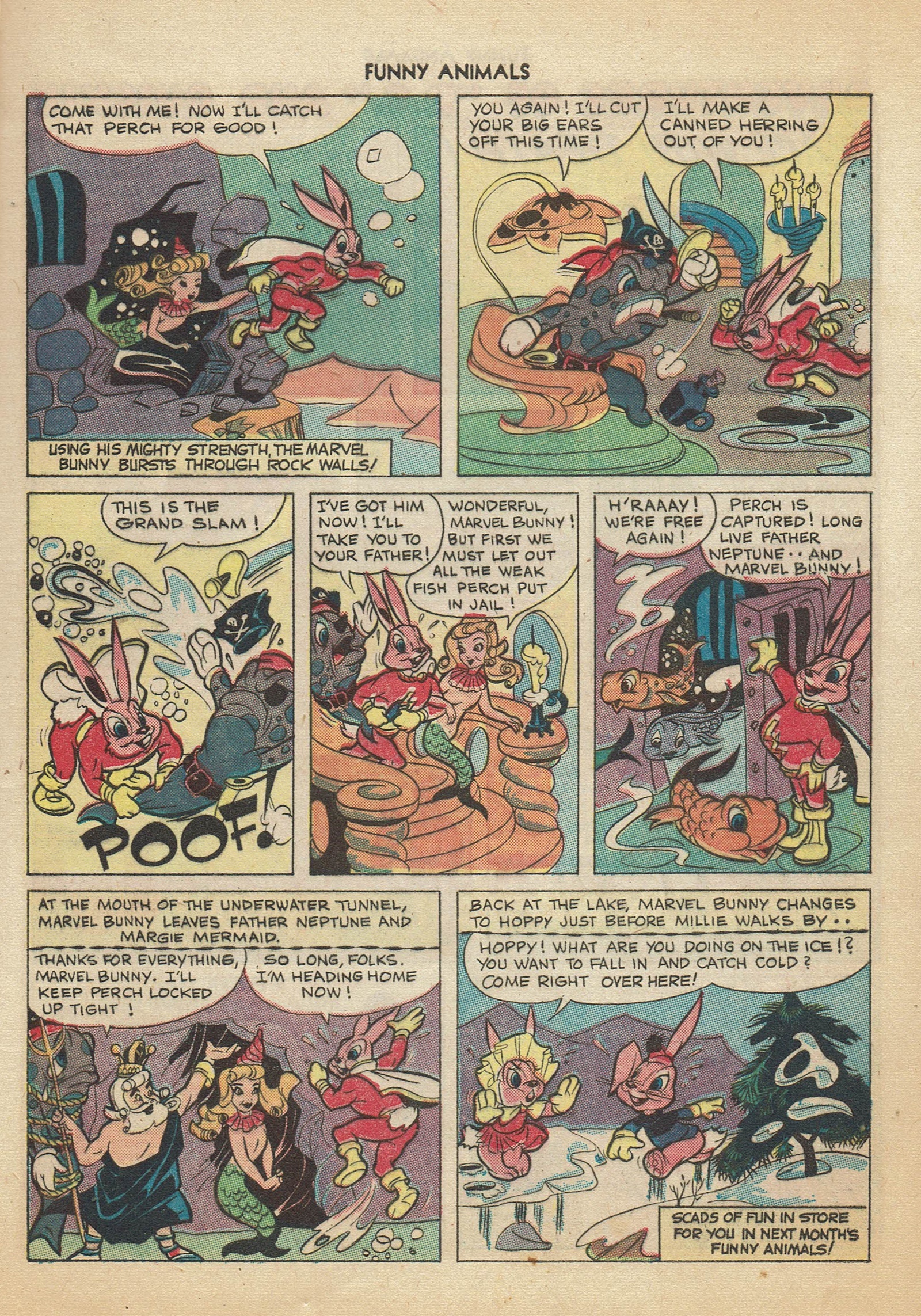 Read online Fawcett's Funny Animals comic -  Issue #25 - 9