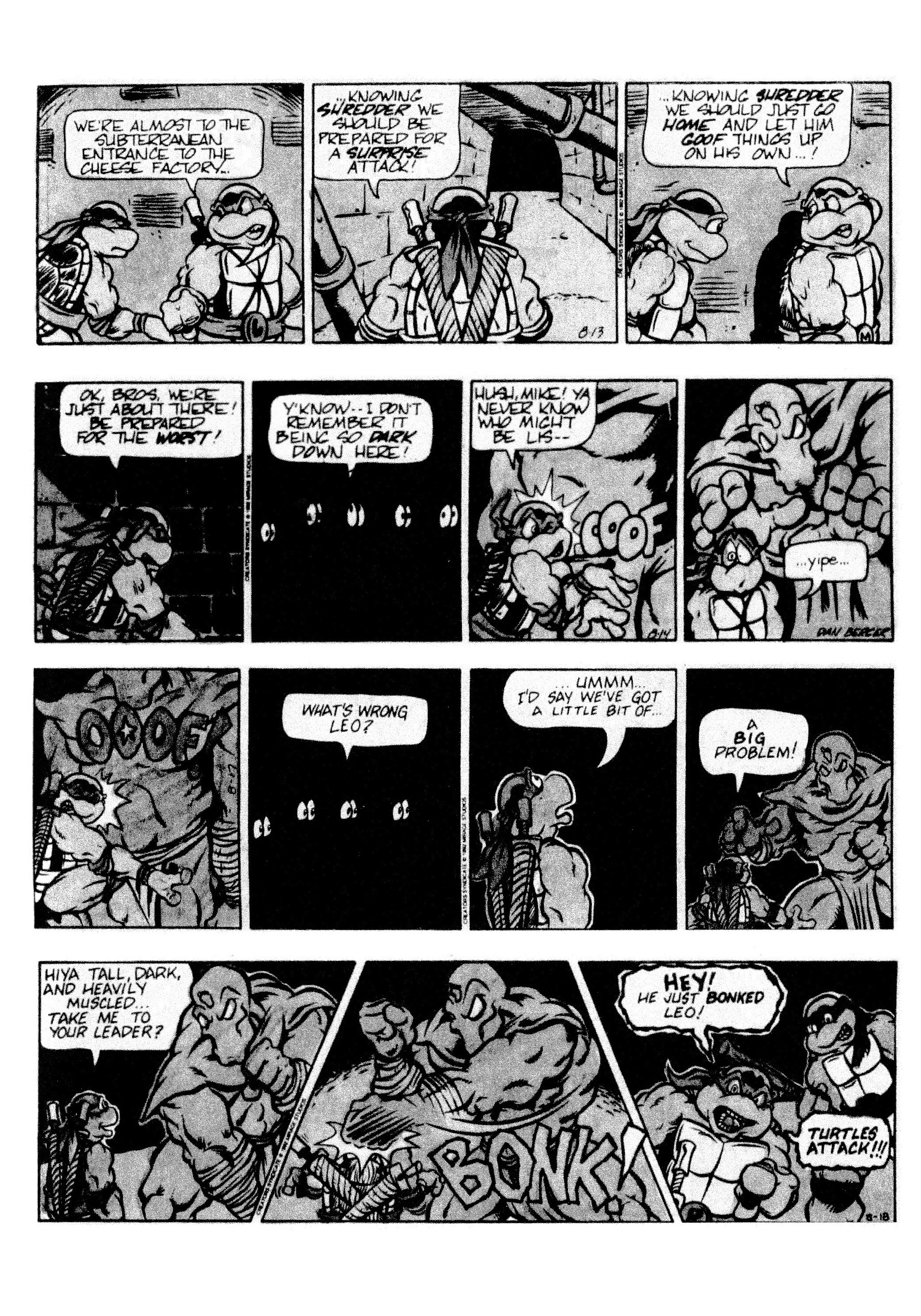 Read online Teenage Mutant Ninja Turtles: Complete Newspaper Daily Comic Strip Collection comic -  Issue # TPB 2 (Part 2) - 26