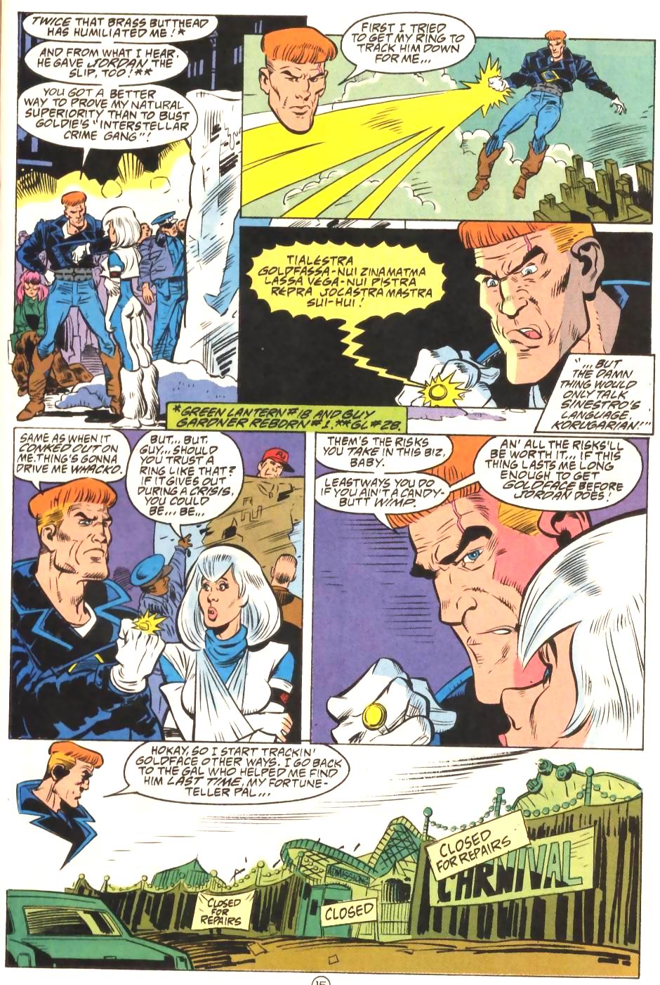 Read online Guy Gardner comic -  Issue #4 - 16