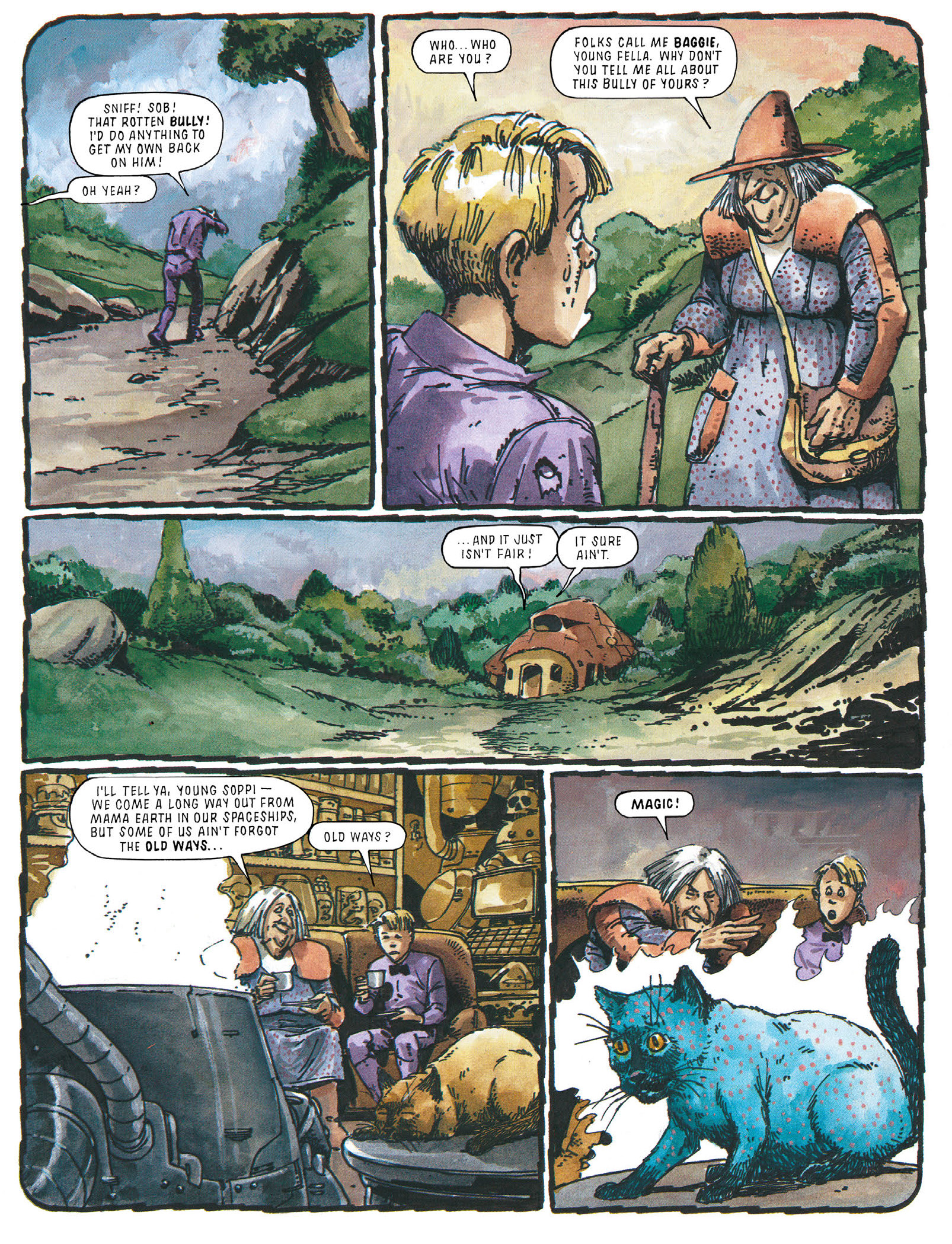 Read online Essential Judge Dredd: Judgement Day comic -  Issue # TPB - 128