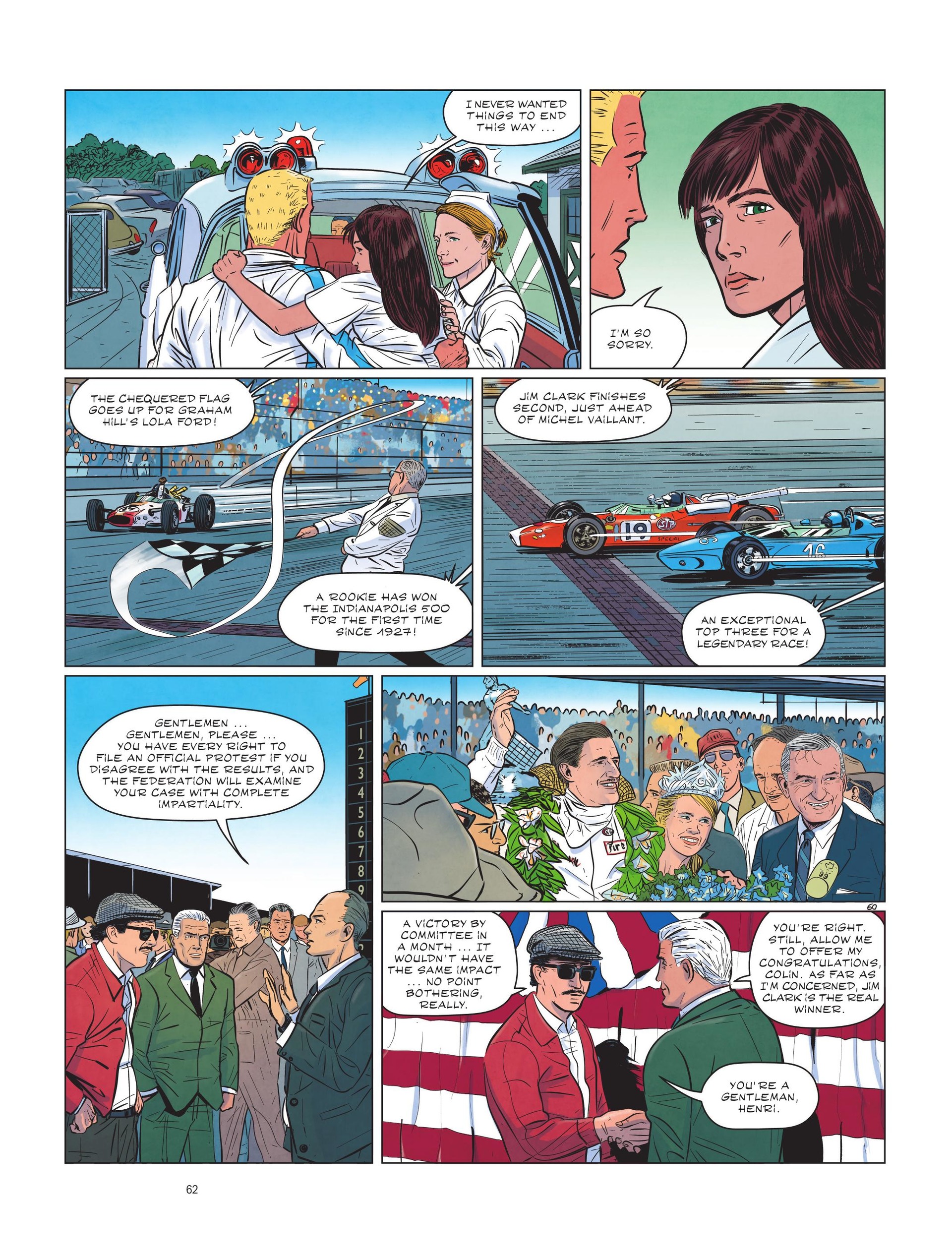 Read online Michel Vaillant: Legendary Races: In the Hell of Indianapolis comic -  Issue # Full - 63