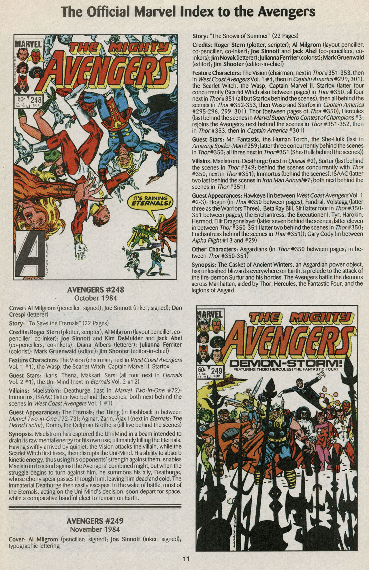 Read online The Official Marvel Index to the Avengers comic -  Issue #5 - 13