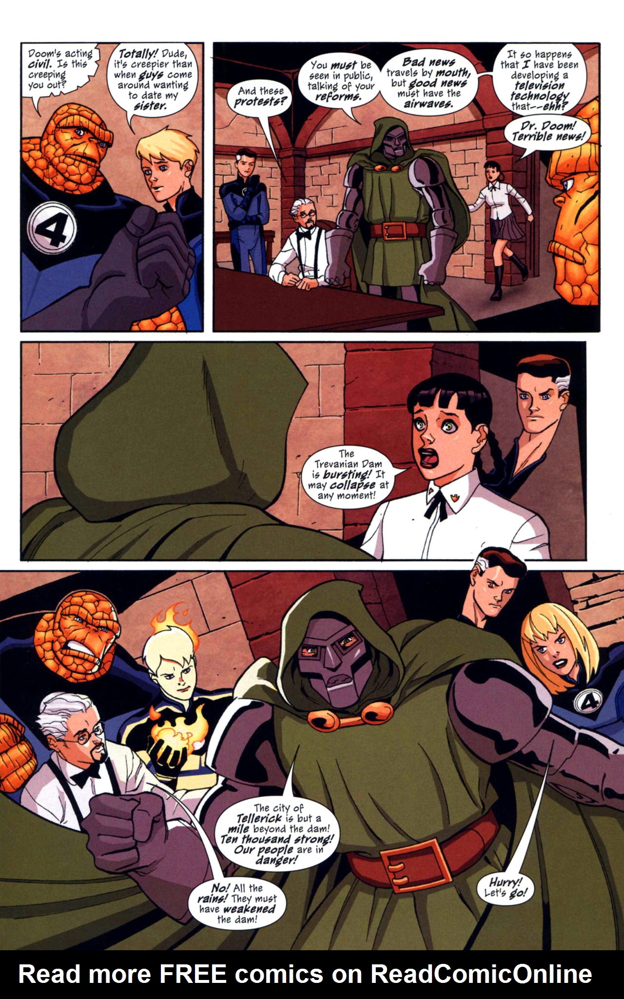 Read online Marvel Adventures Fantastic Four comic -  Issue #42 - 12
