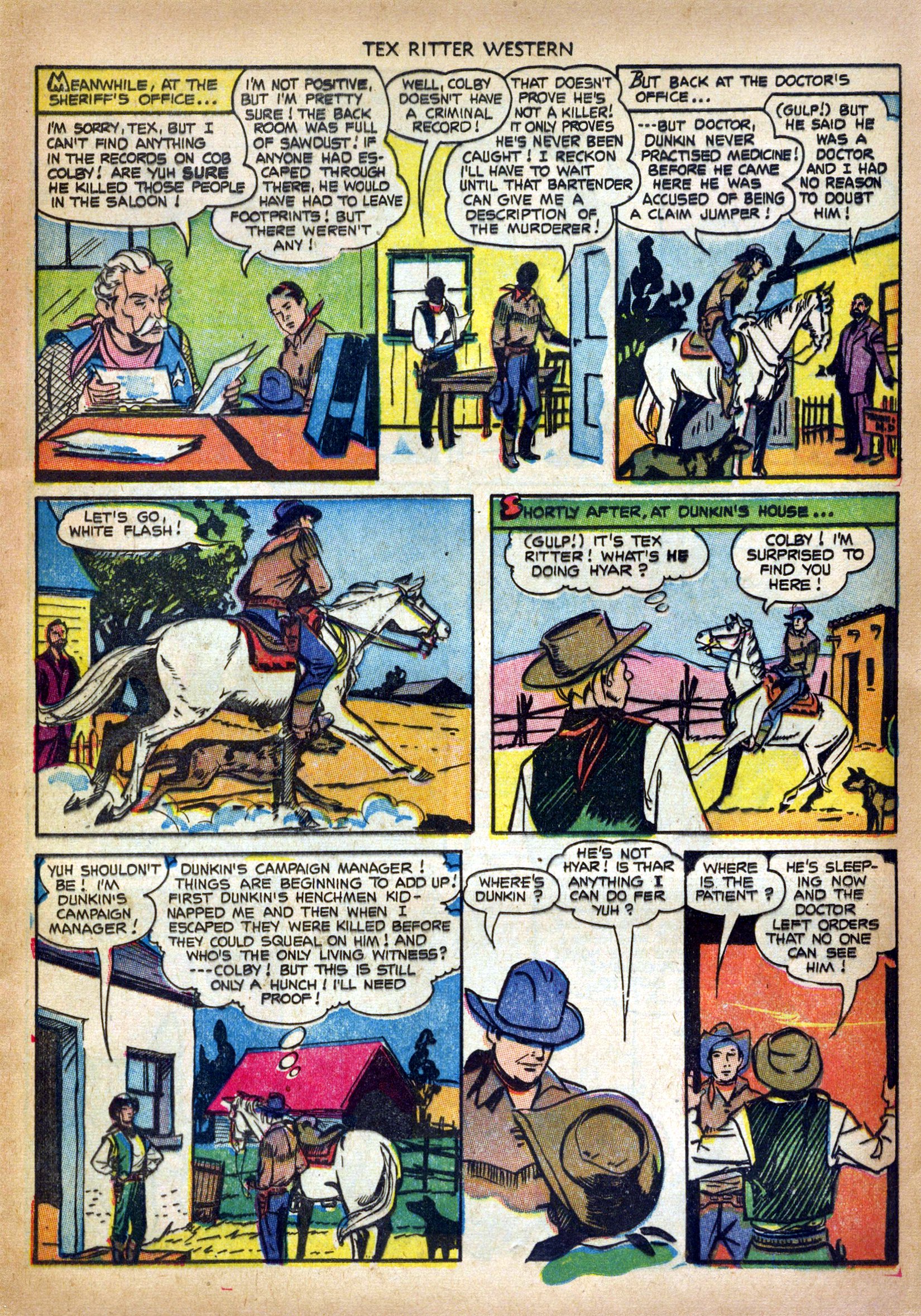 Read online Tex Ritter Western comic -  Issue #19 - 13