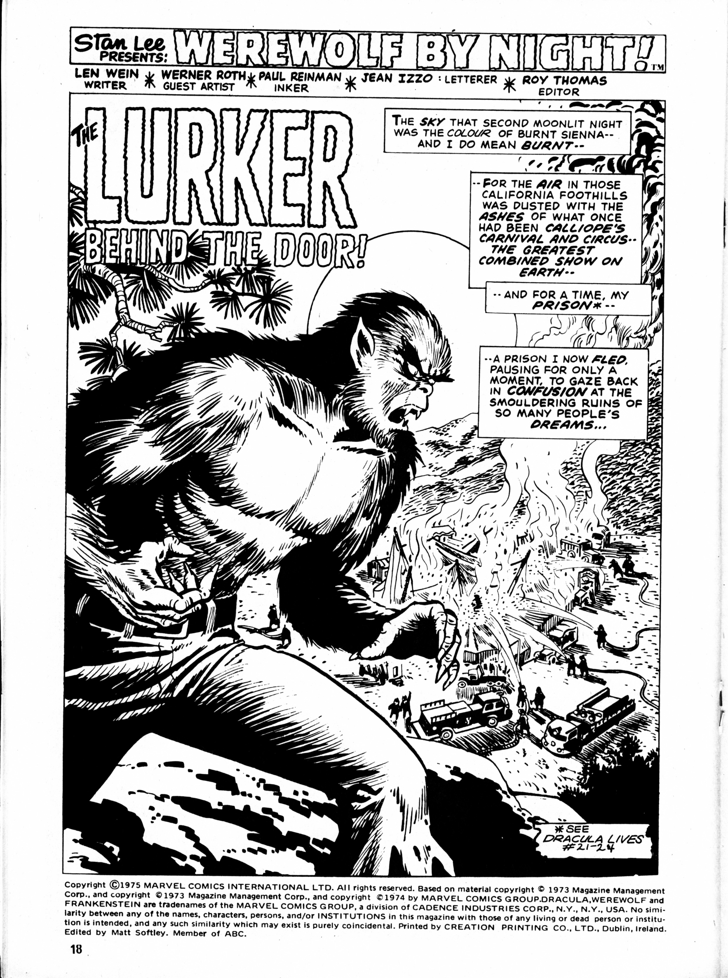 Read online Dracula Lives (1974) comic -  Issue #25 - 18