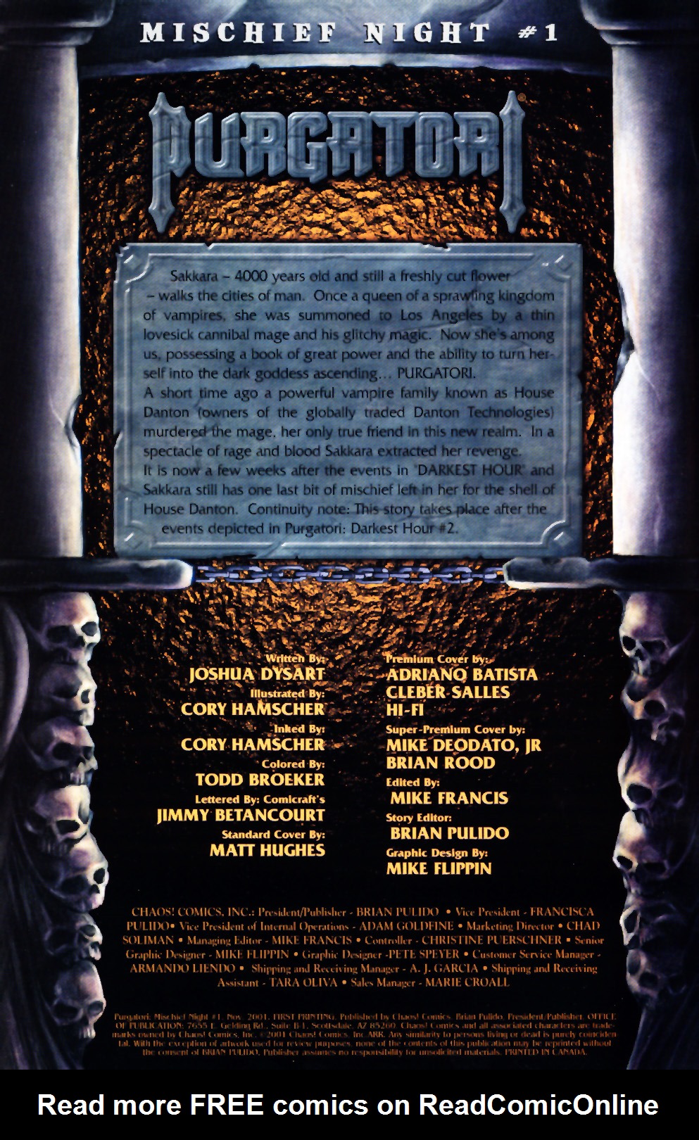 Read online Purgatori: Mischief Night comic -  Issue # Full - 2