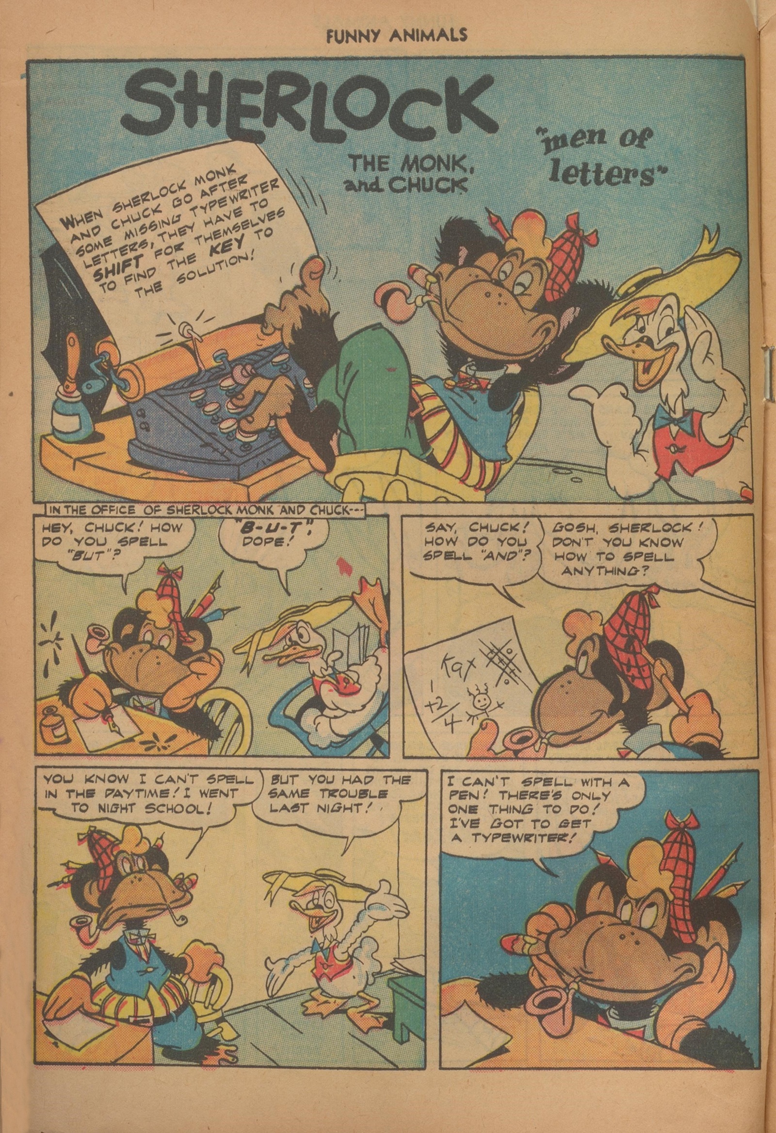 Read online Fawcett's Funny Animals comic -  Issue #63 - 8