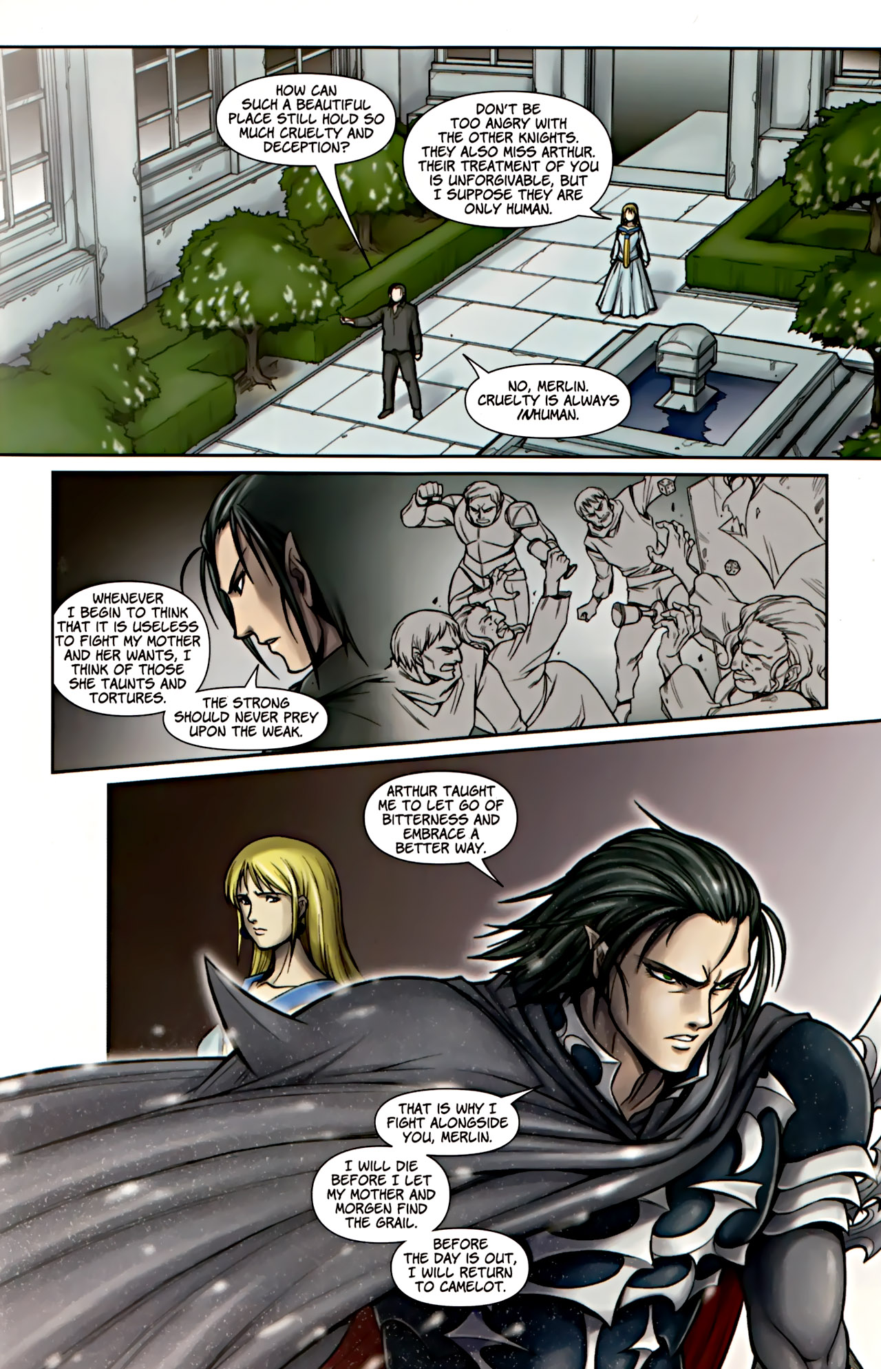 Read online Lords of Avalon: Knight of Darkness comic -  Issue #1 - 18
