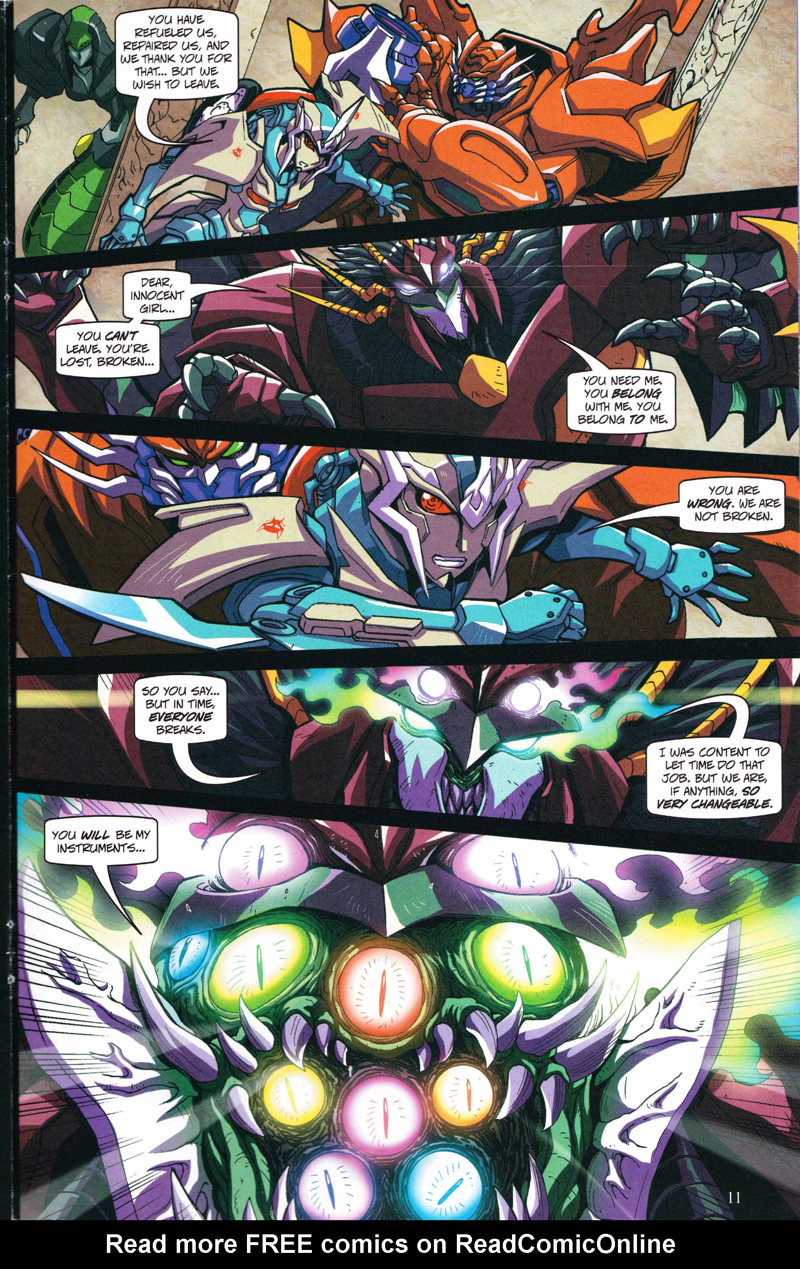 Read online Transformers: Collectors' Club comic -  Issue #59 - 11