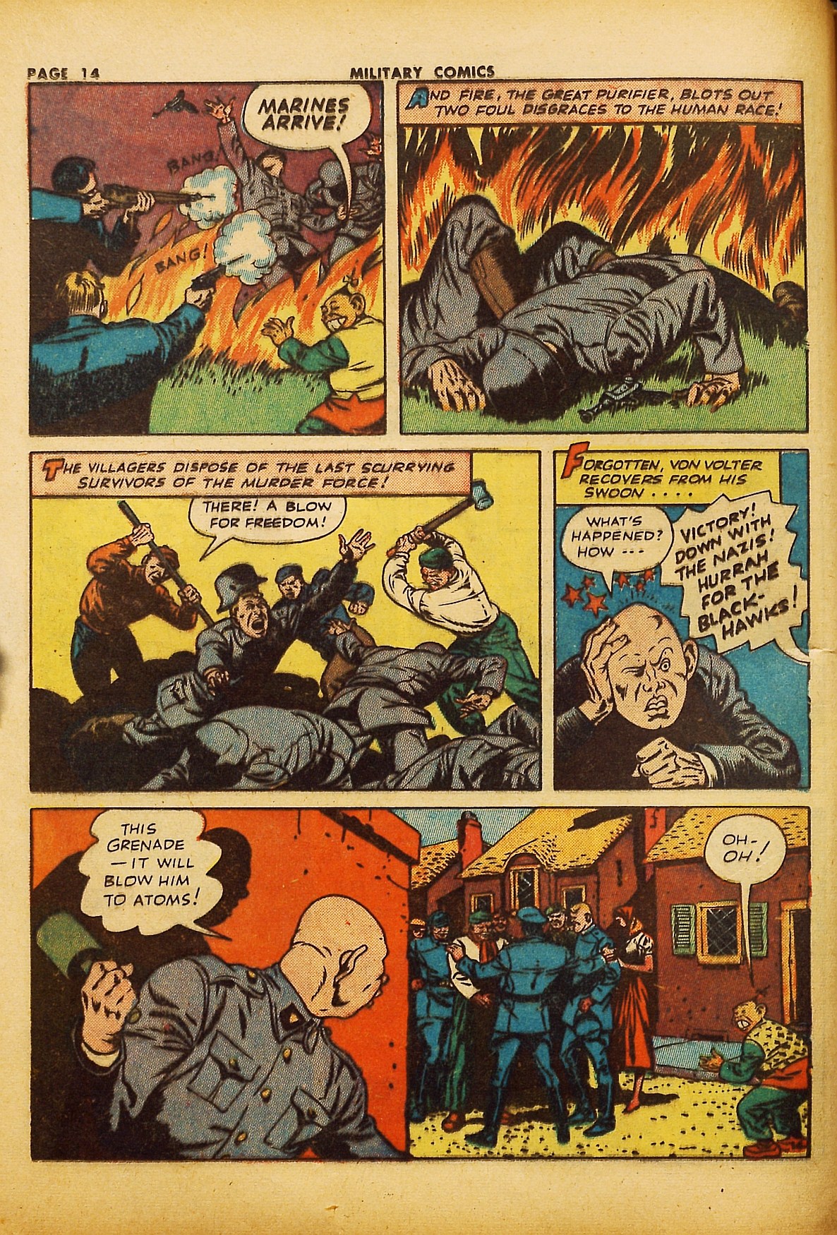 Read online Military Comics comic -  Issue #21 - 16