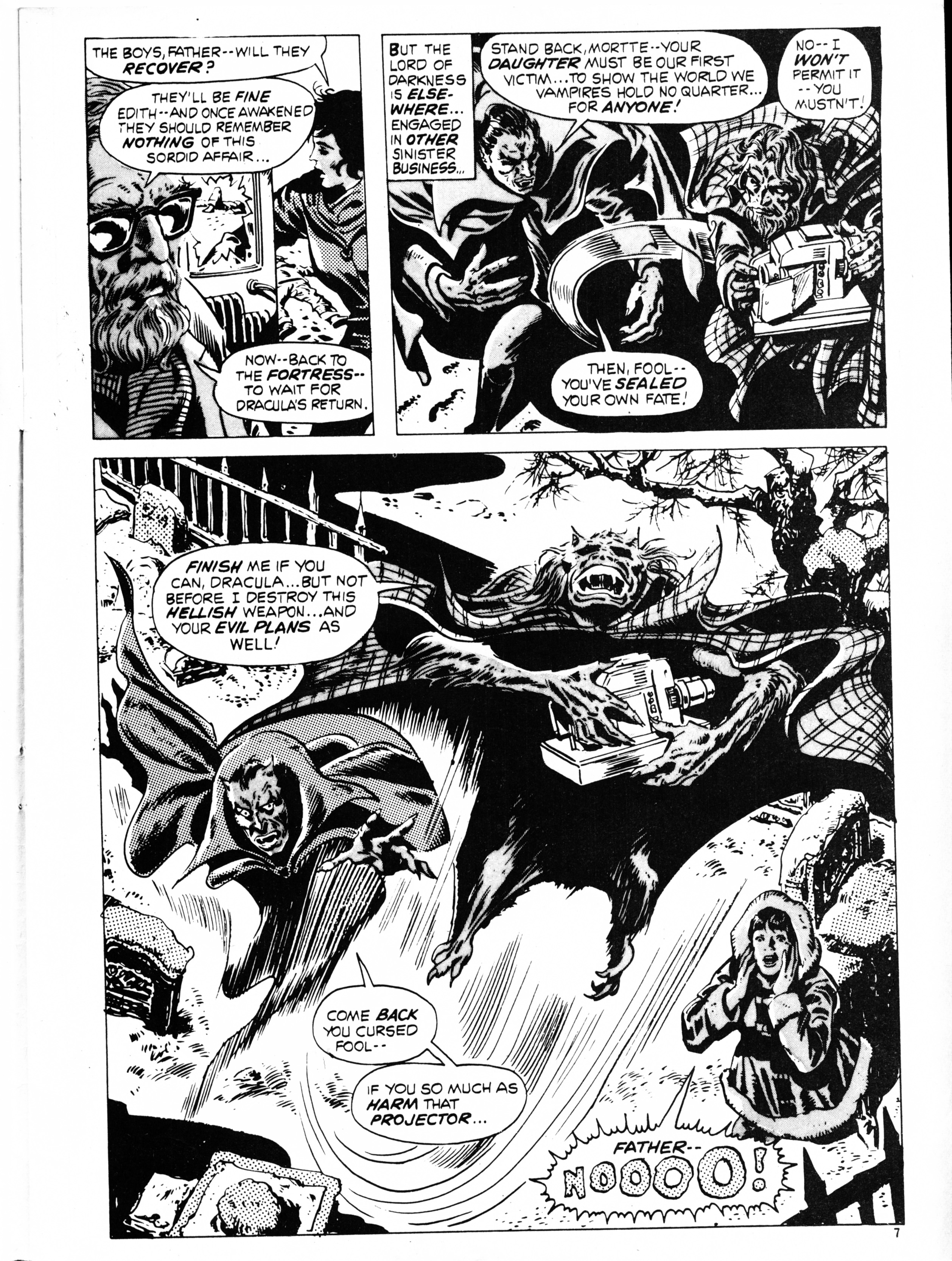 Read online Dracula Lives (1974) comic -  Issue #16 - 7