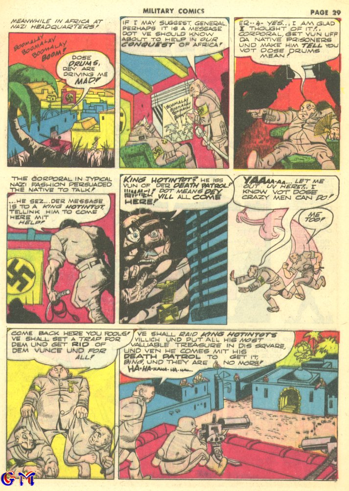 Read online Military Comics comic -  Issue #10 - 31