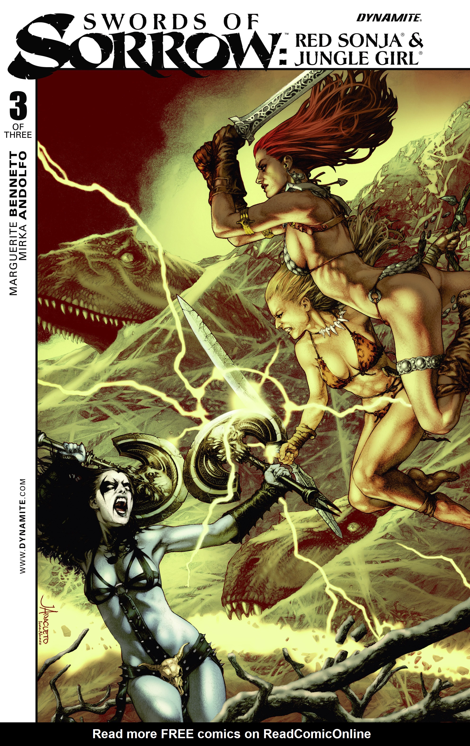 Read online Swords of Sorrow: Red Sonja & Jungle Girl comic -  Issue #3 - 1