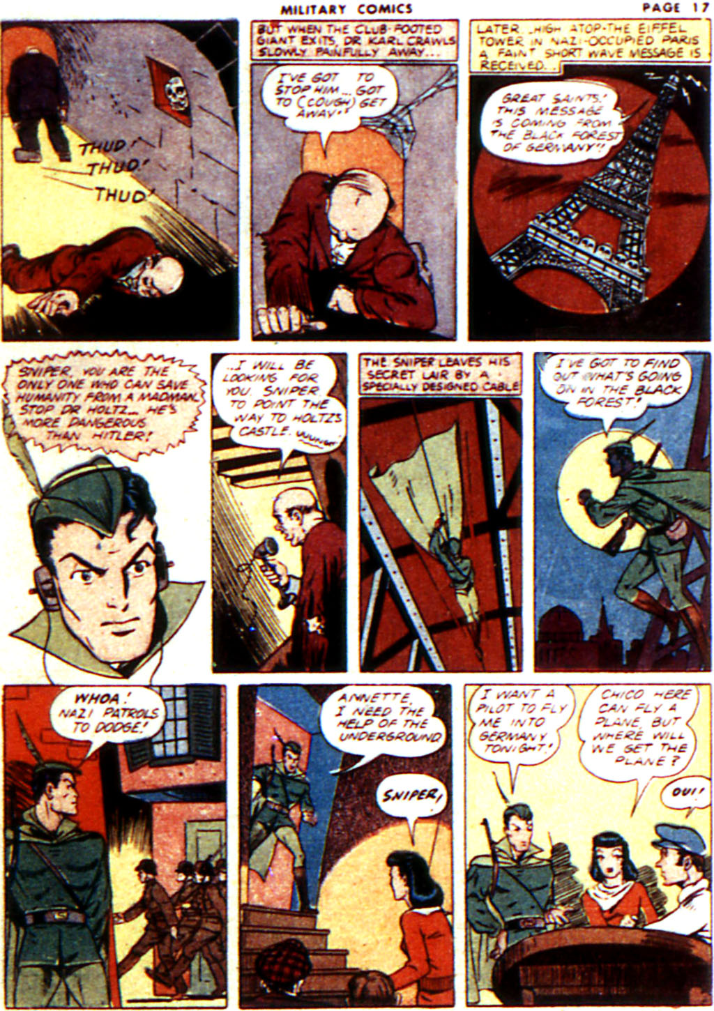 Read online Military Comics comic -  Issue #14 - 19
