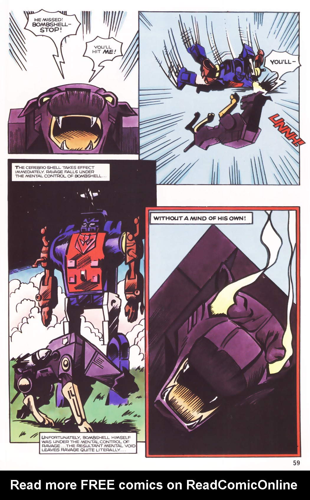 Read online The Transformers Annual comic -  Issue #1985 - 57