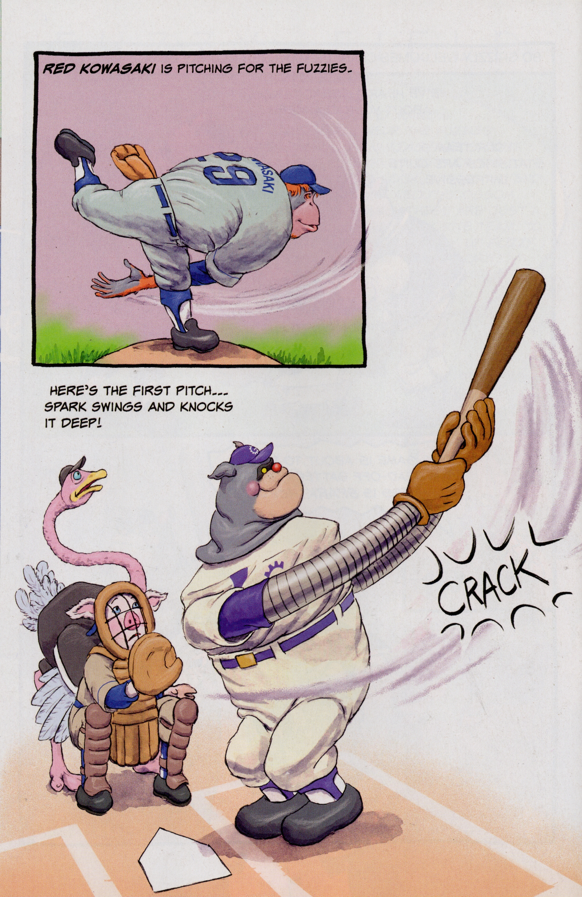 Read online Free Comic Book Day 2022 comic -  Issue # Papercutz Fuzzy Baseball - 26