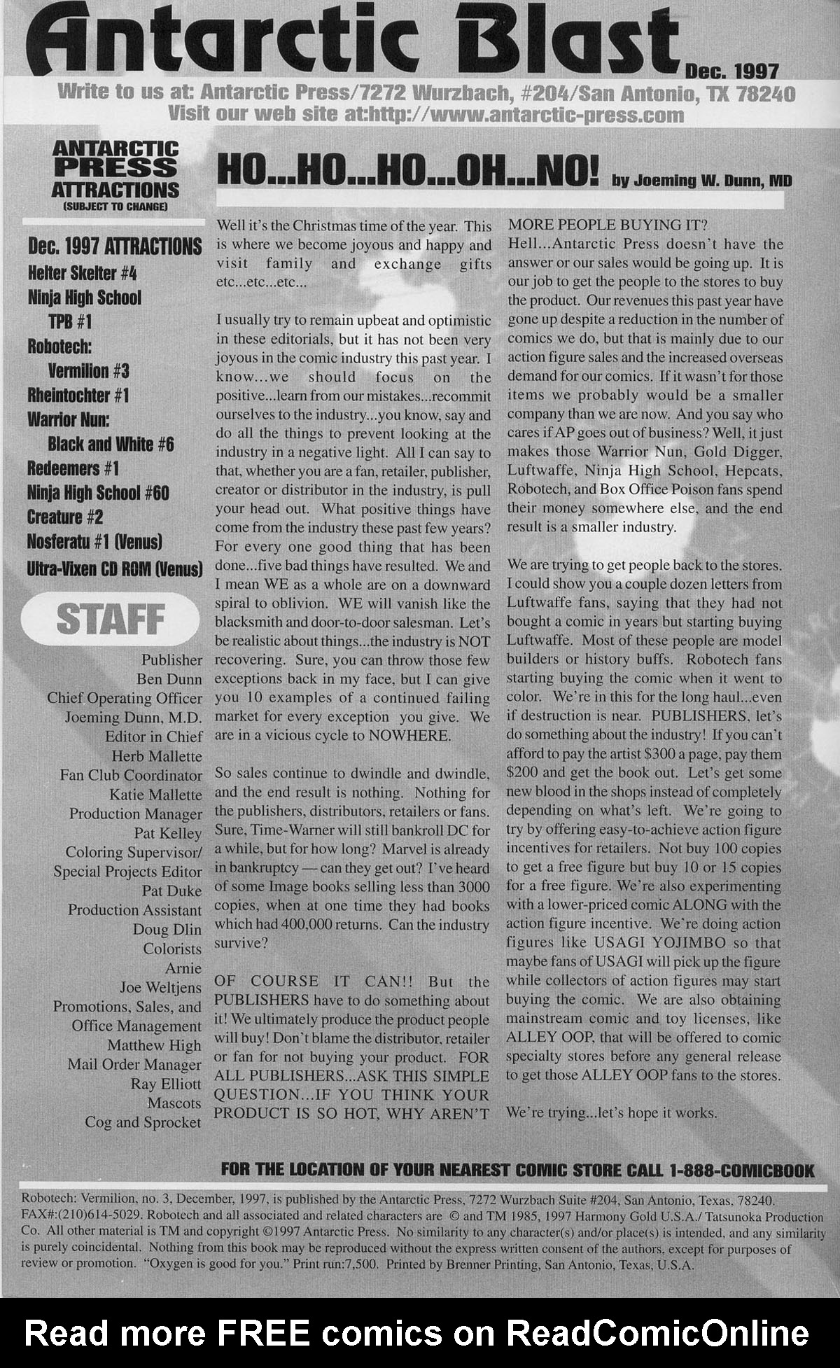 Read online Robotech Vermilion comic -  Issue #3 - 2