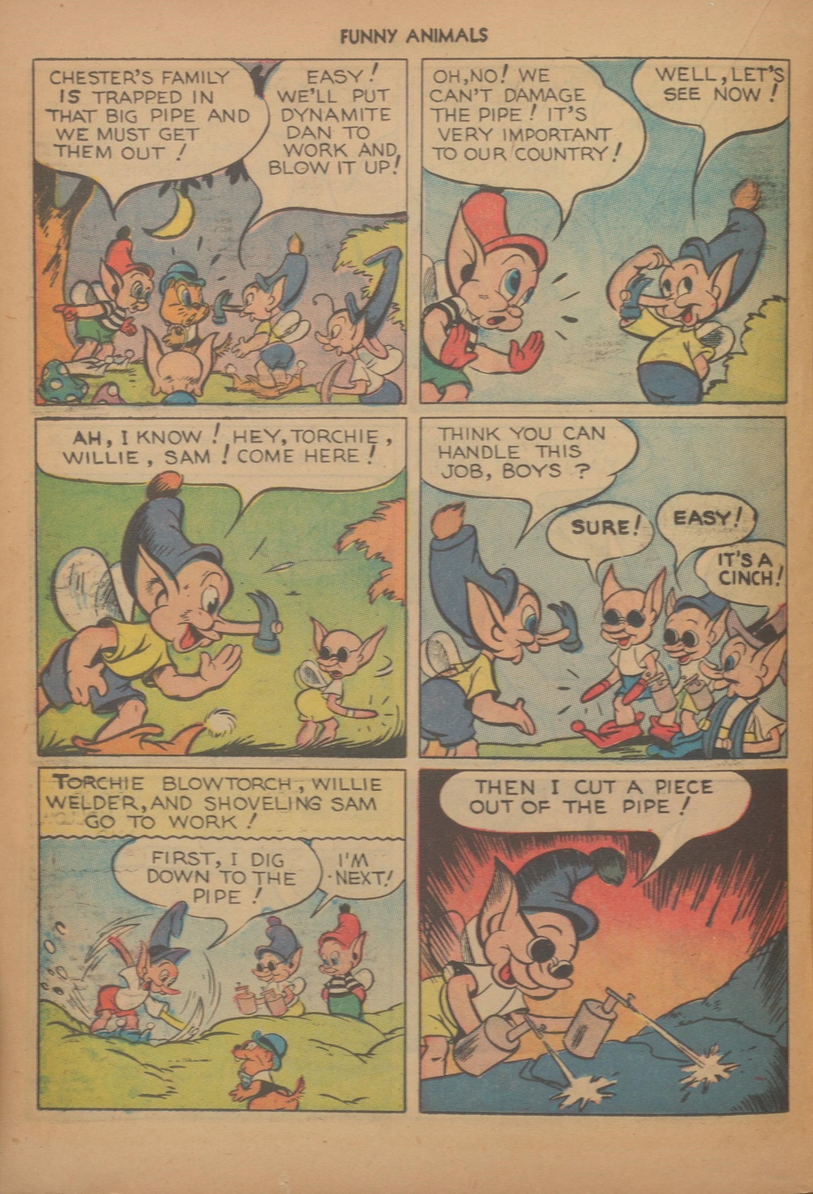 Read online Fawcett's Funny Animals comic -  Issue #63 - 20