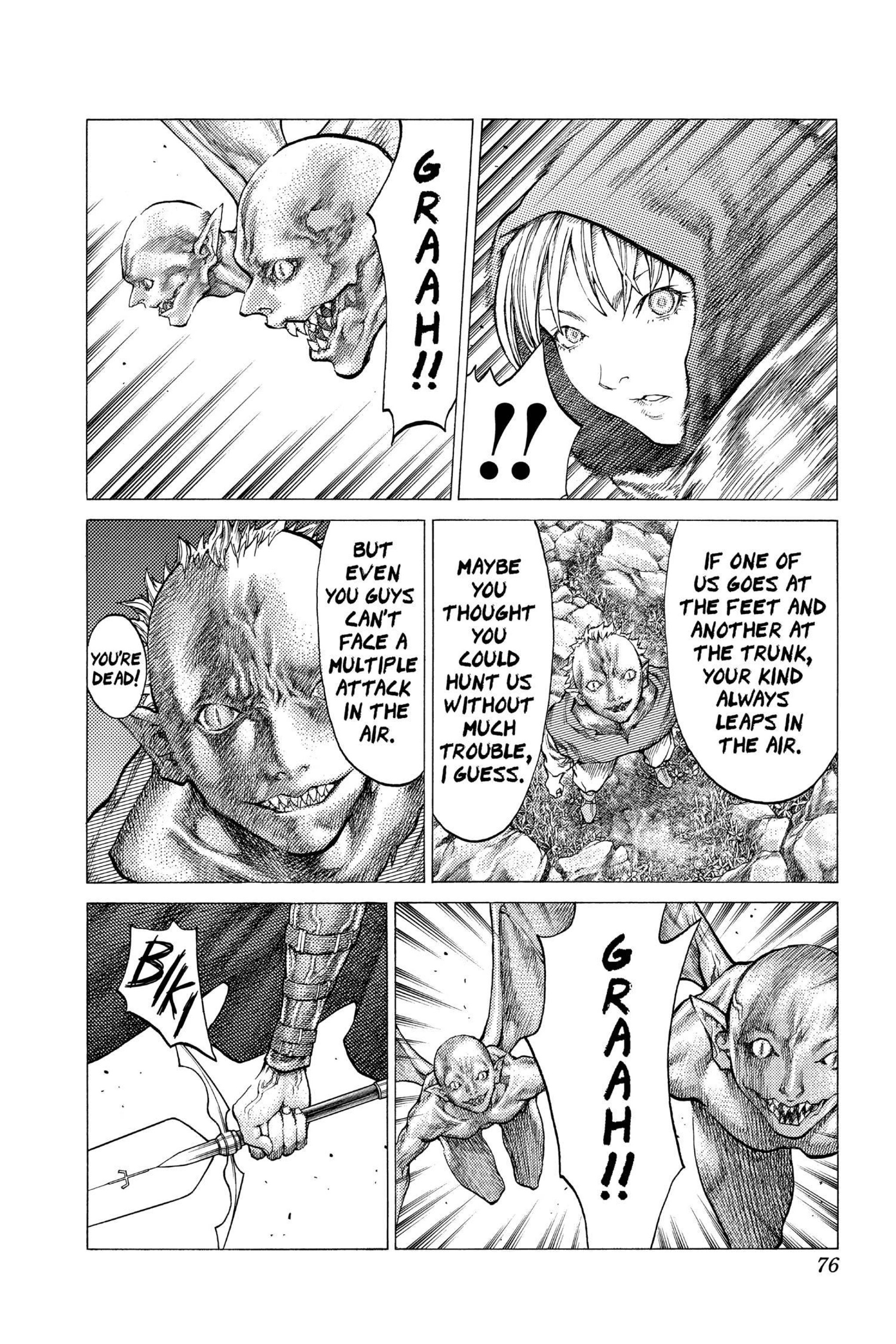 Read online Claymore comic -  Issue #8 - 71