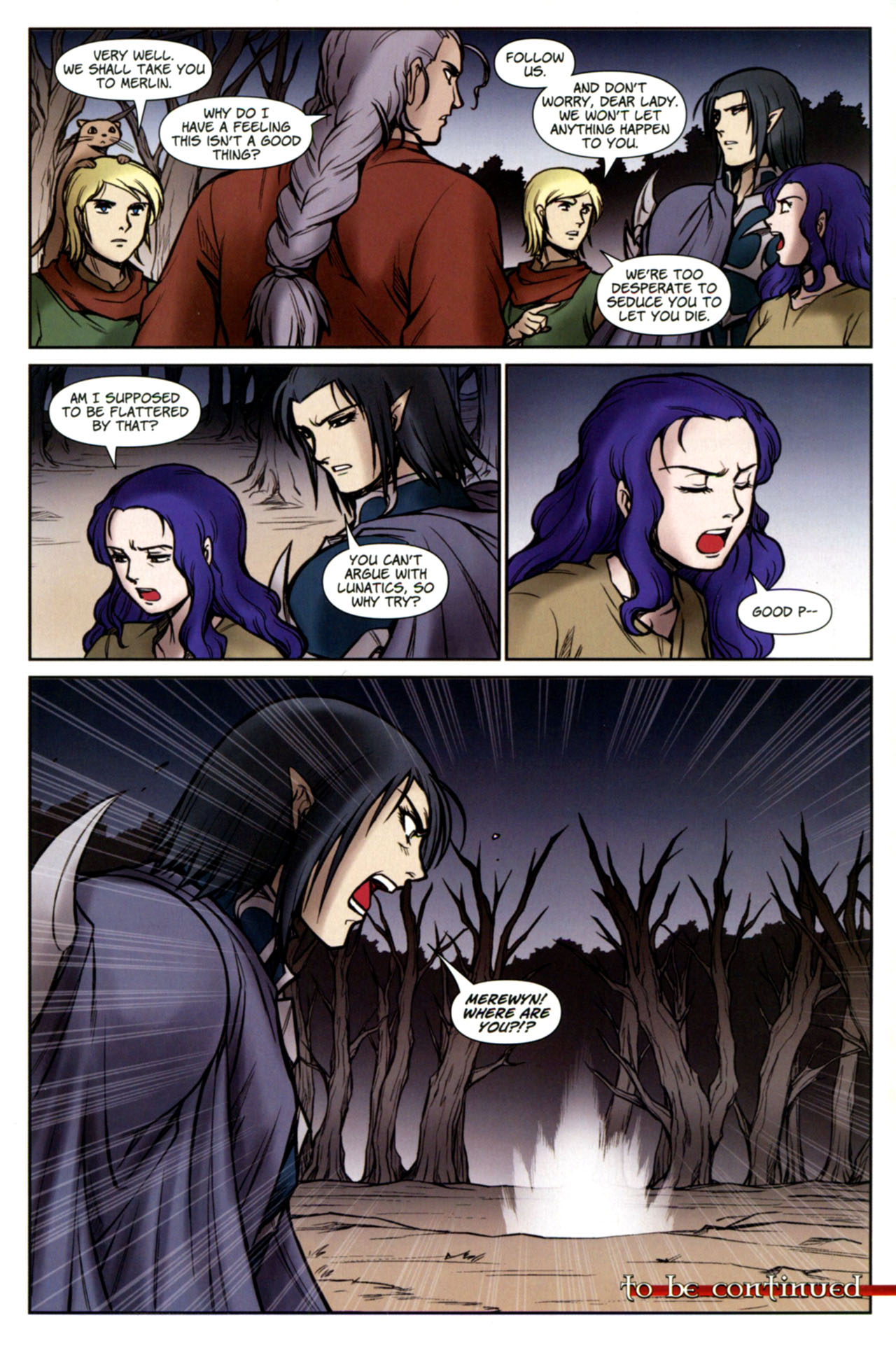 Read online Lords of Avalon: Knight of Darkness comic -  Issue #3 - 24