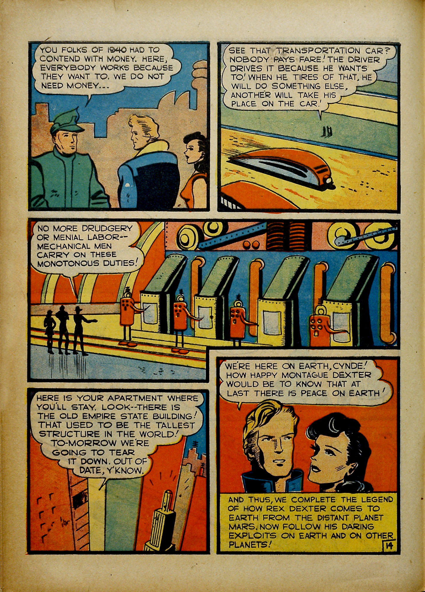 Read online Rex Dexter of Mars comic -  Issue # Full - 16