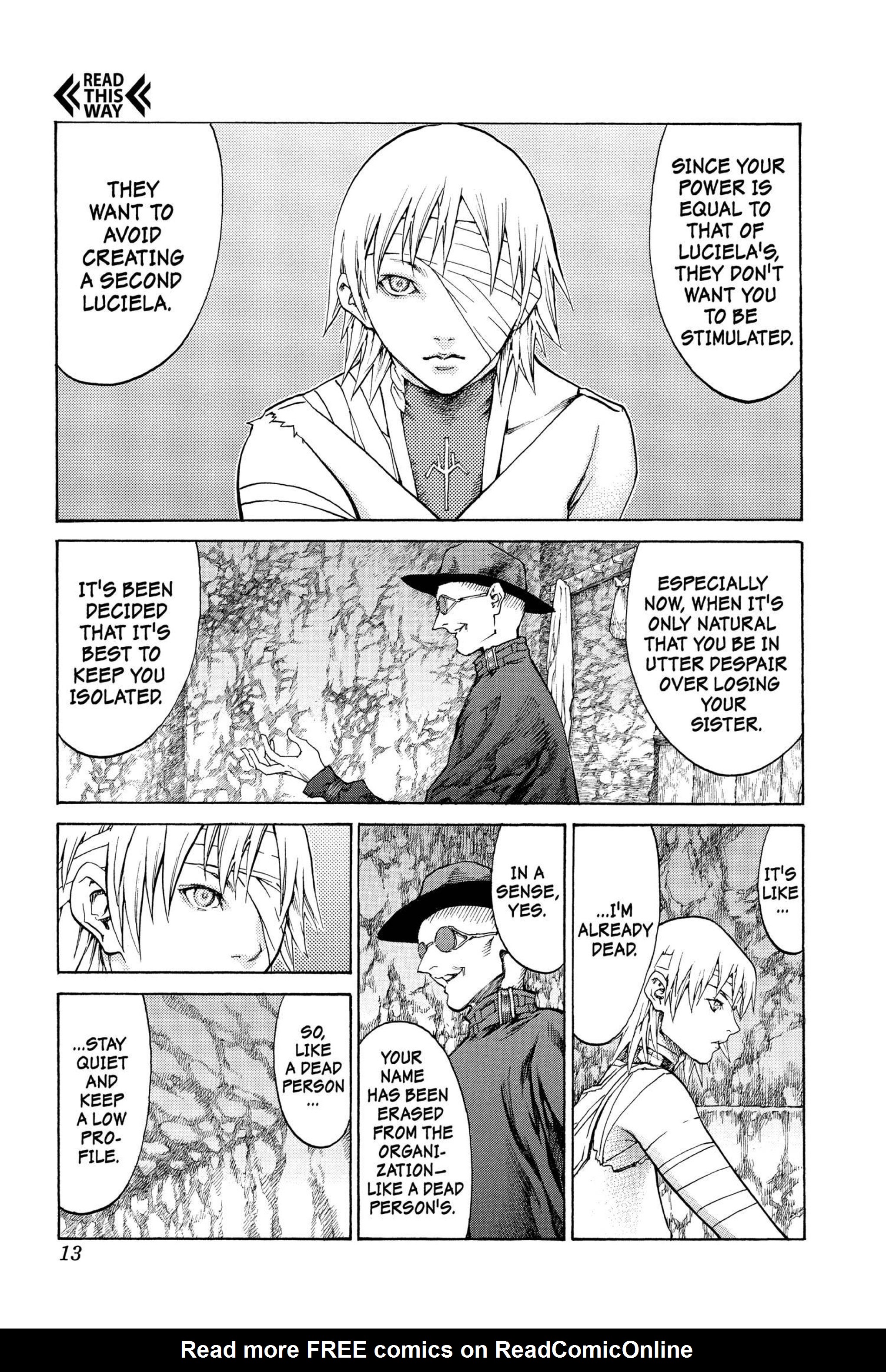 Read online Claymore comic -  Issue #12 - 13