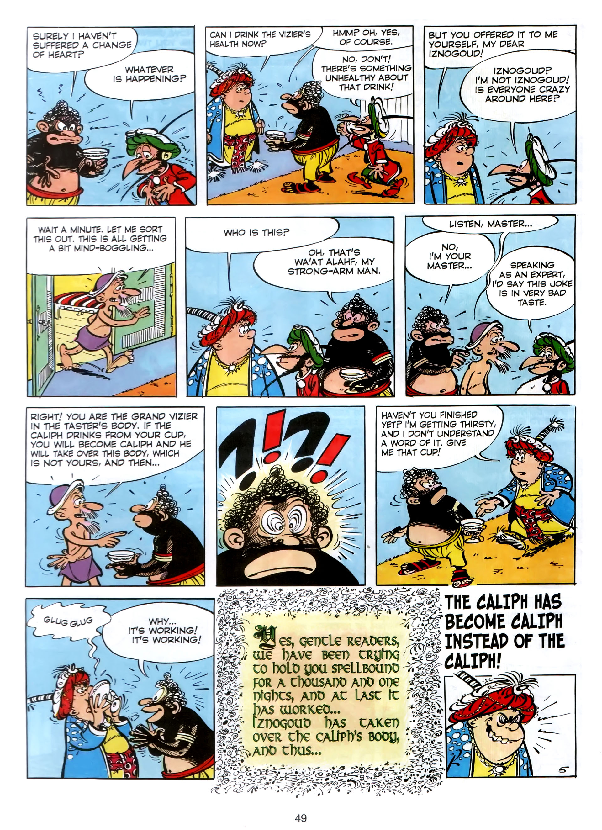 Read online Iznogoud comic -  Issue #1 - 47