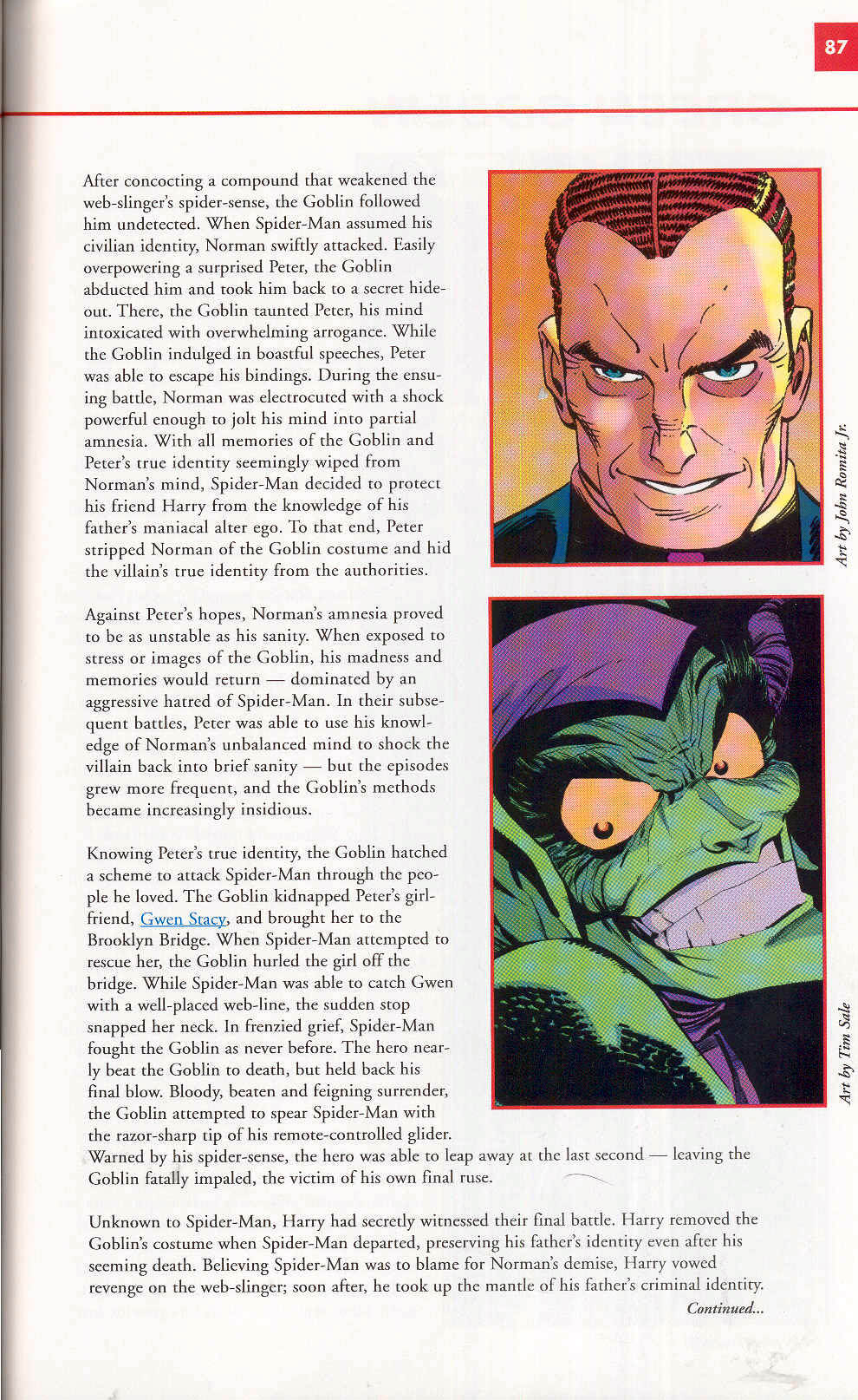 Read online Marvel Encyclopedia comic -  Issue # TPB 4 - 87