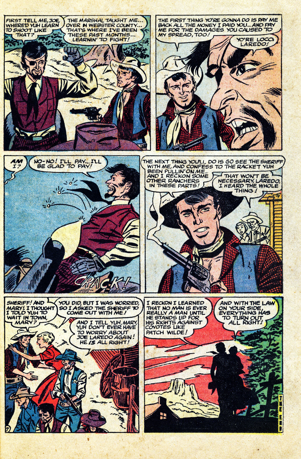 Read online Two Gun Western comic -  Issue #6 - 23