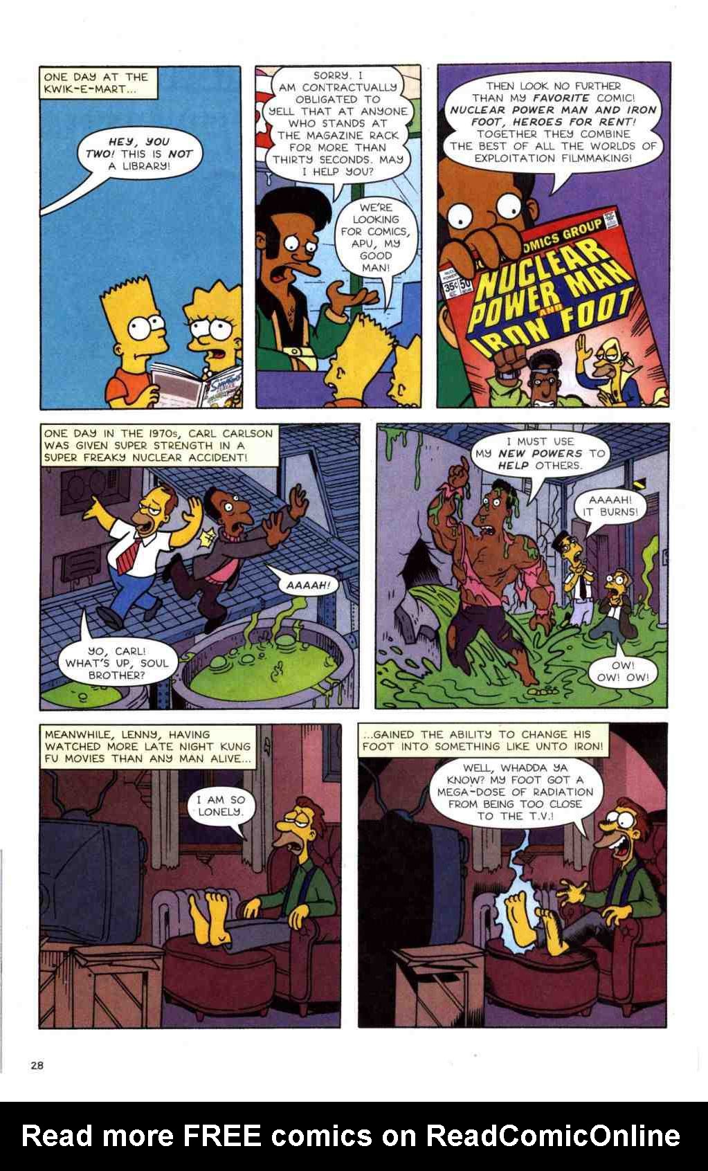 Read online Bongo Comics Free-For-All! comic -  Issue #2006 - 22
