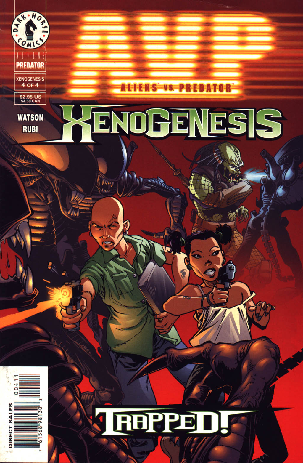Read online Aliens vs. Predator: Xenogenesis comic -  Issue #4 - 1