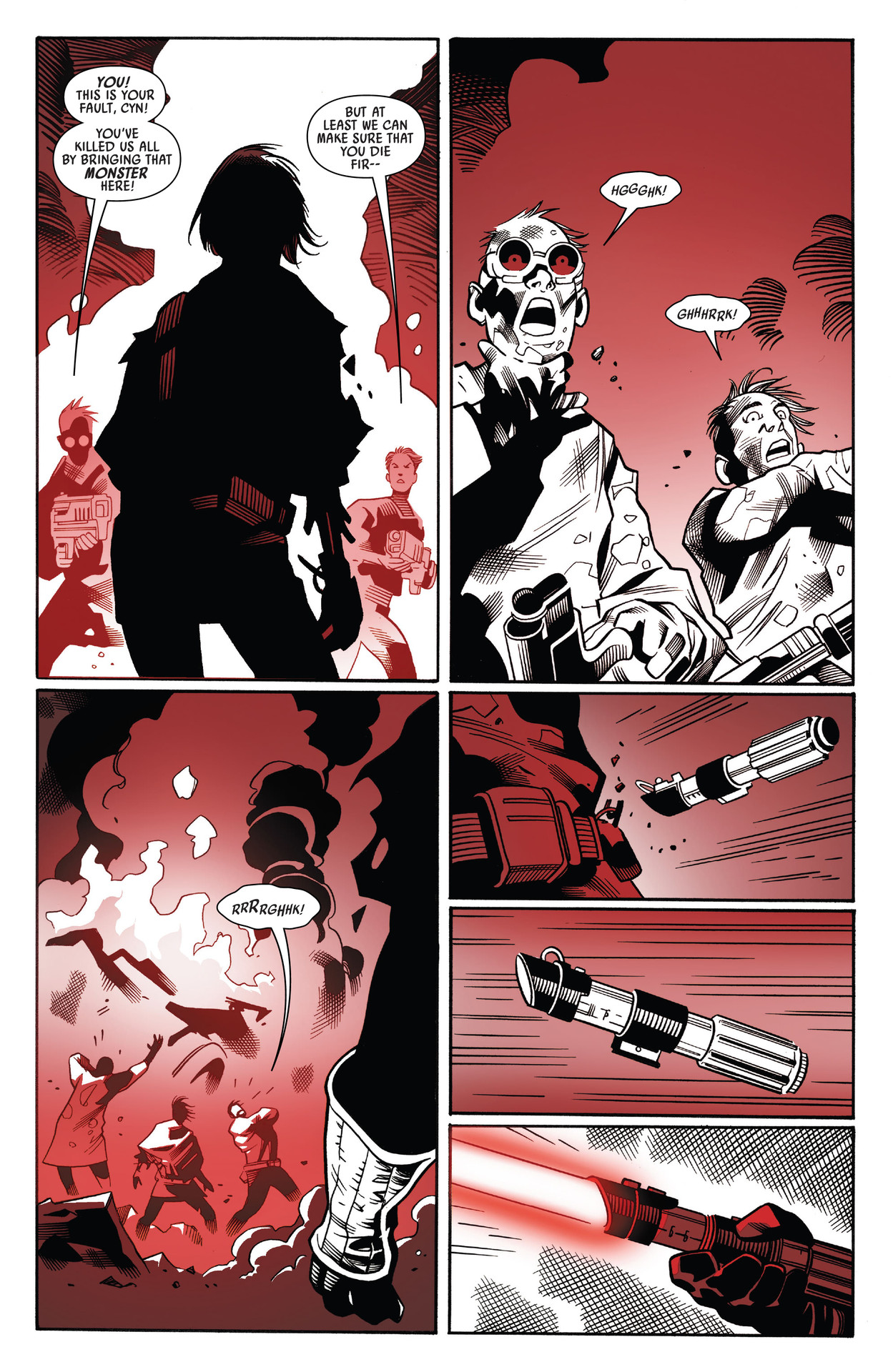 Read online Star Wars: Darth Vader - Black, White & Red comic -  Issue #4 - 4
