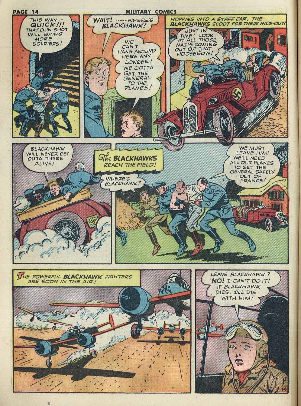 Read online Military Comics comic -  Issue #20 - 16