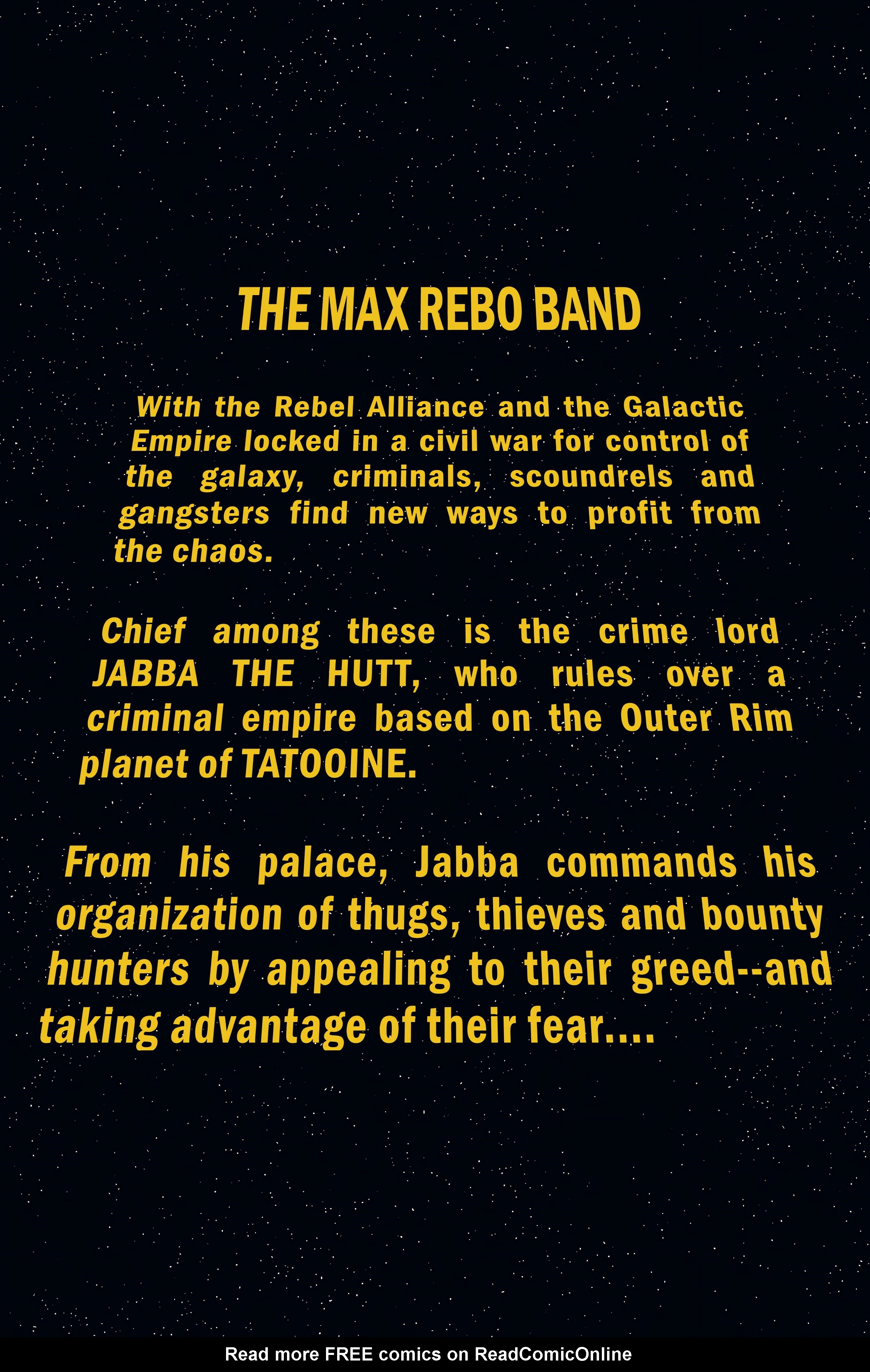 Read online Star Wars: Return of the Jedi – Max Rebo comic -  Issue # Full - 2
