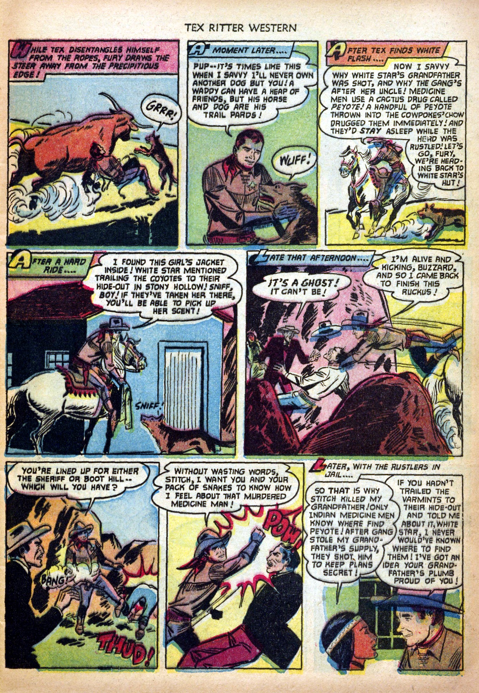 Read online Tex Ritter Western comic -  Issue #12 - 9