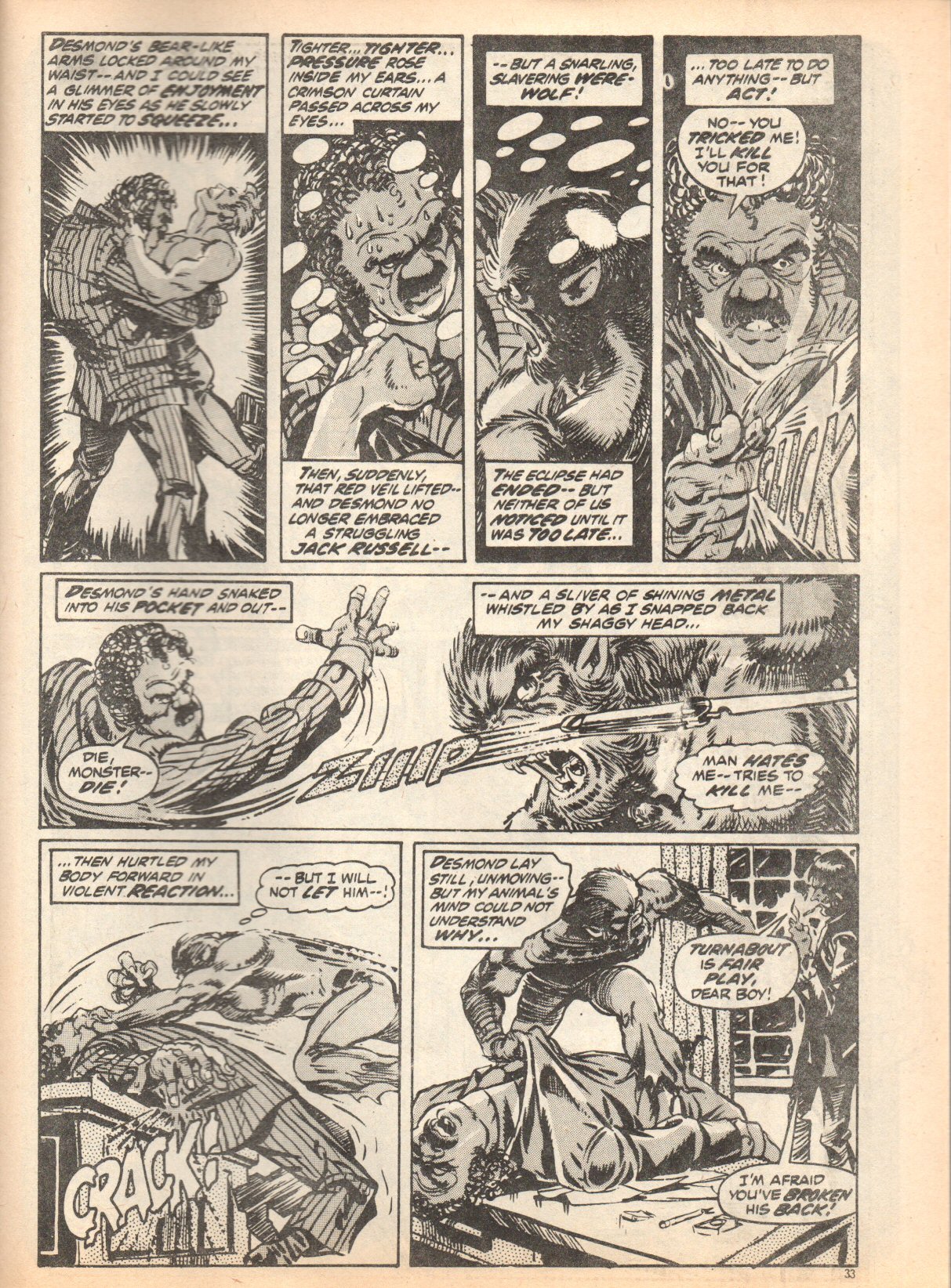Read online Dracula Lives (1974) comic -  Issue #20 - 33
