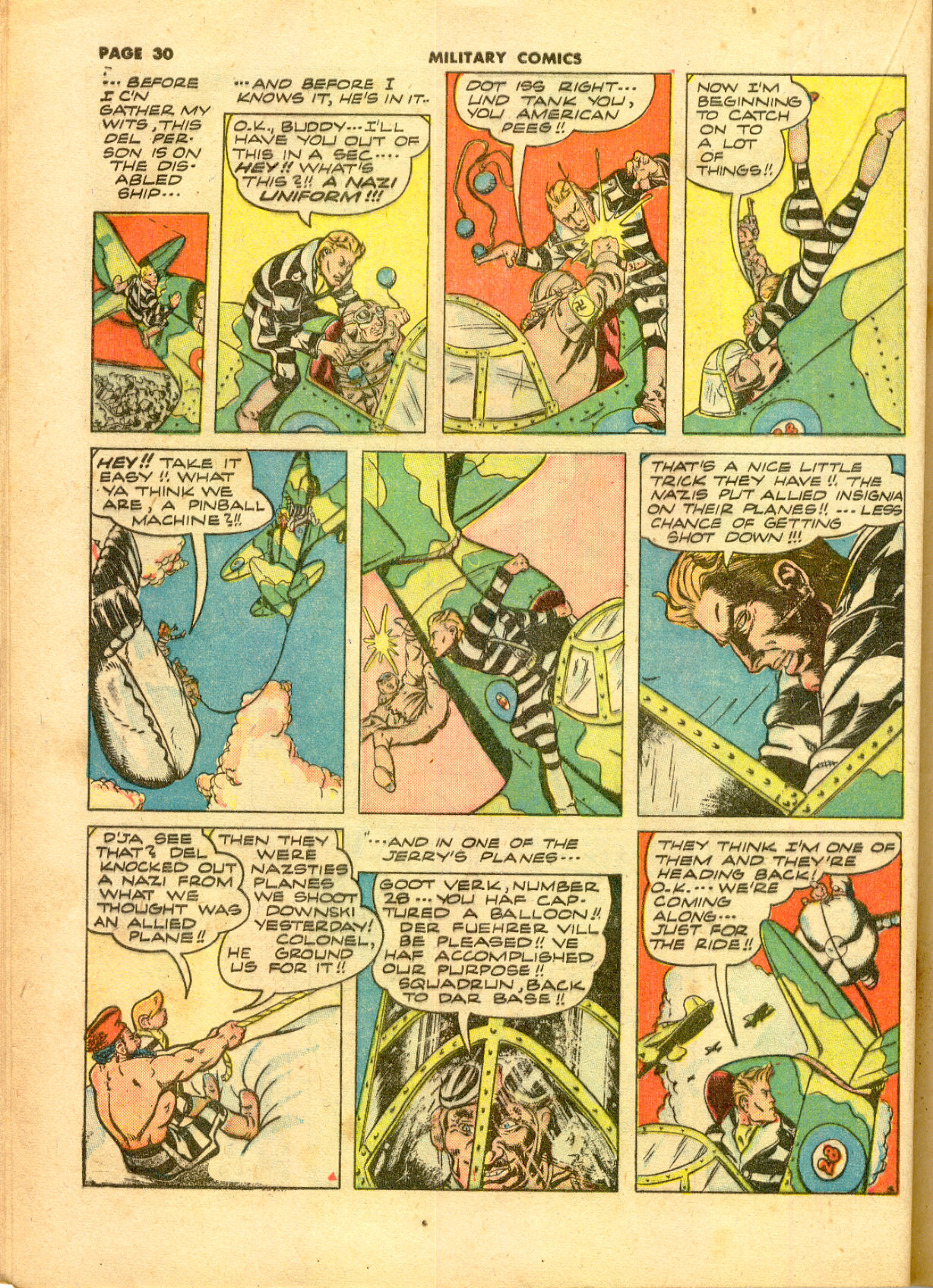 Read online Military Comics comic -  Issue #11 - 32