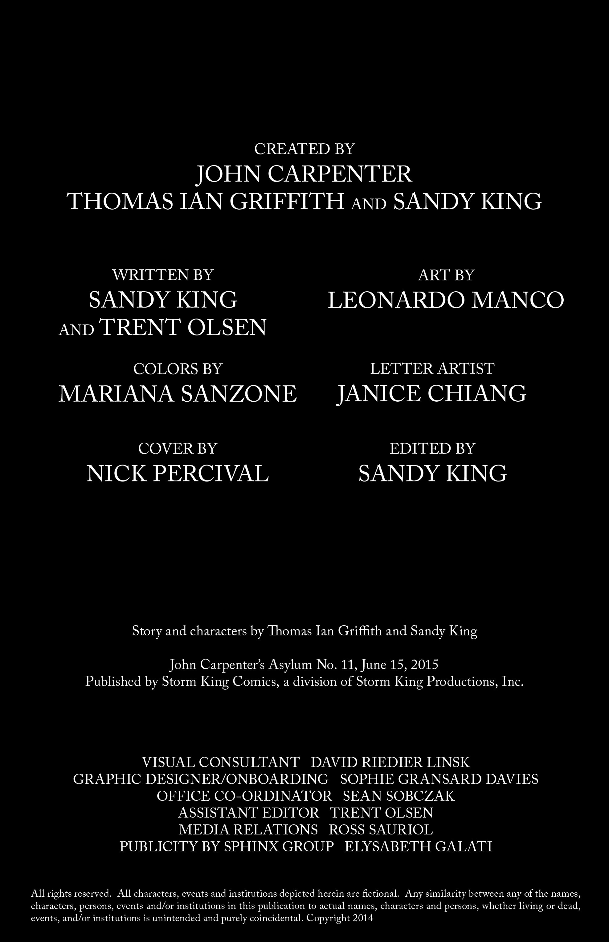 Read online John Carpenter's Asylum comic -  Issue #11 - 2