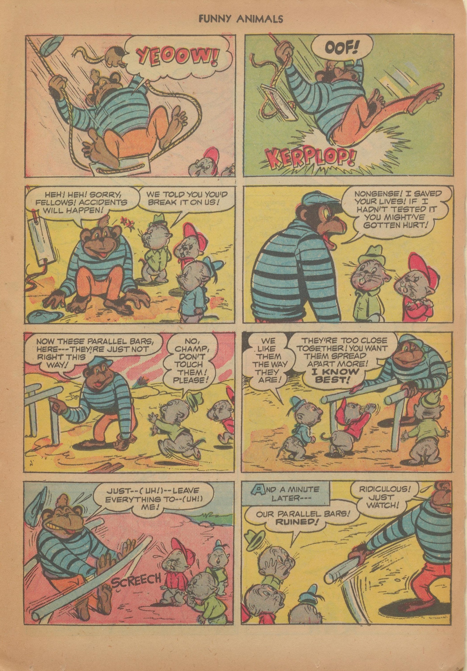 Read online Fawcett's Funny Animals comic -  Issue #78 - 17