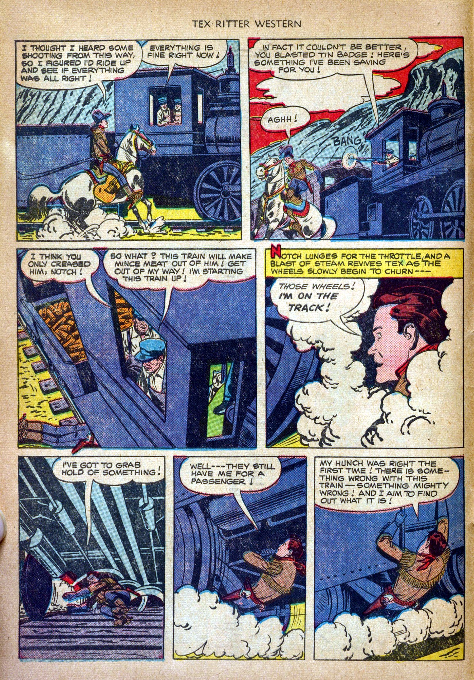 Read online Tex Ritter Western comic -  Issue #4 - 6