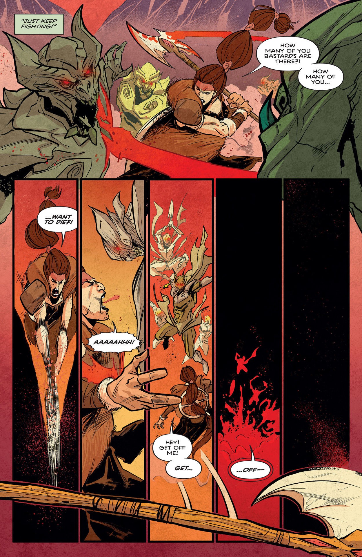 Read online The Mighty Barbarians comic -  Issue #4 - 4