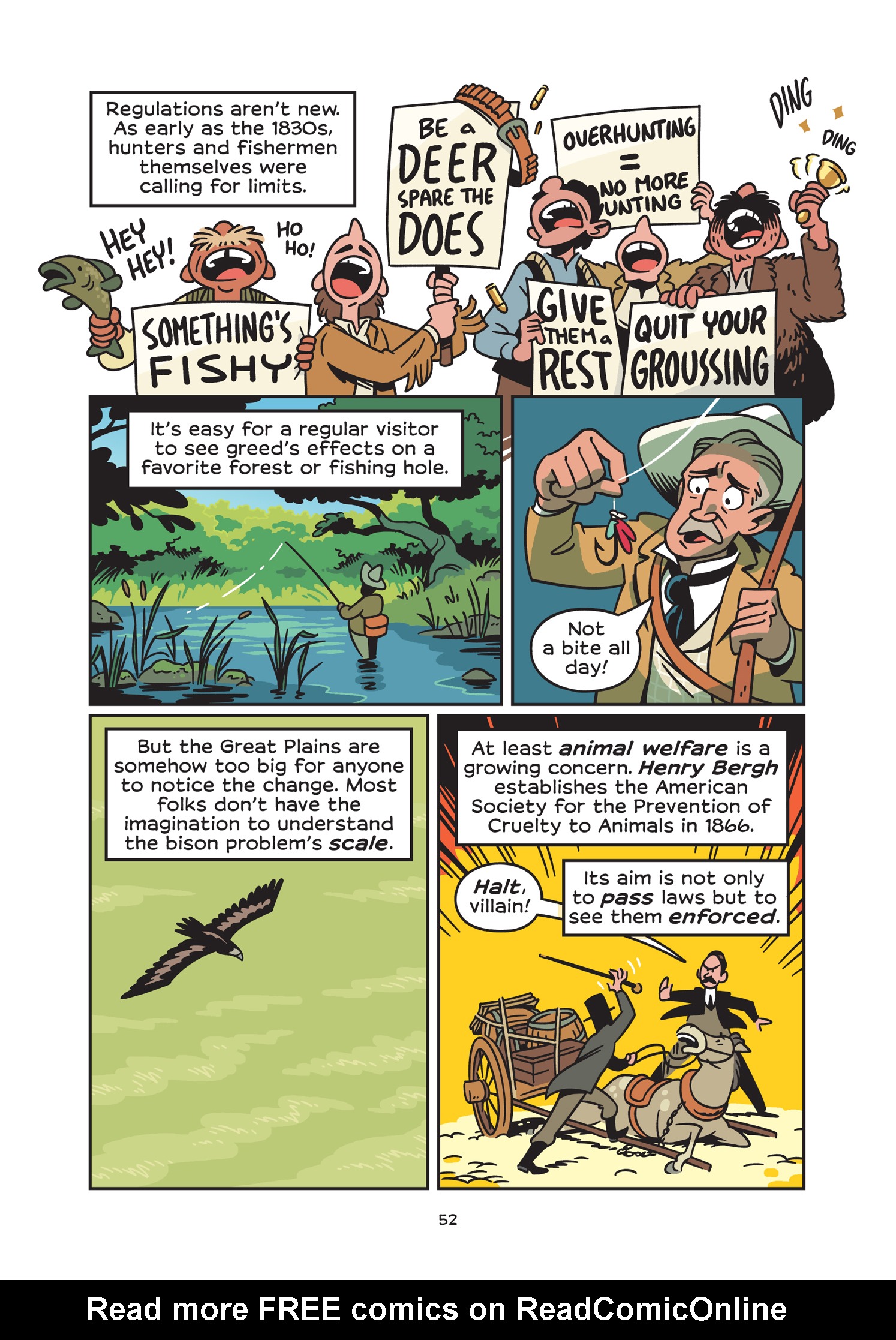 Read online History Comics comic -  Issue # The American Bison - The Buffalos Survival Tale - 58