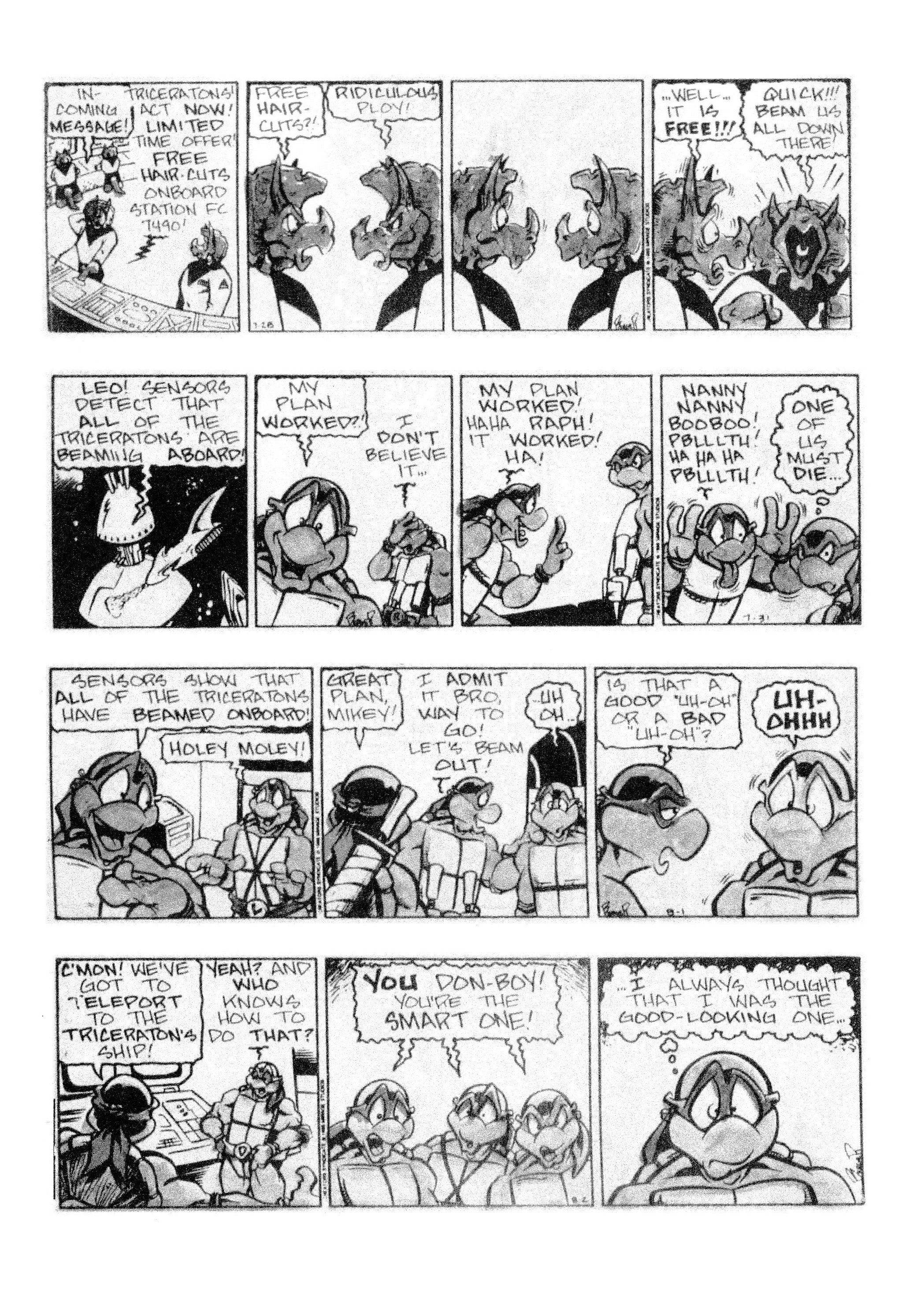 Read online Teenage Mutant Ninja Turtles: Complete Newspaper Daily Comic Strip Collection comic -  Issue # TPB 3 (Part 2) - 8